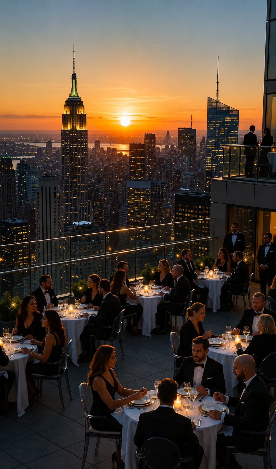 P1-A Poor Girl Walked Into A Millionaire’s Rooftop Dinner Holding A Perfume Bottle… But The Rich Woman Turned Pale When She Saw It