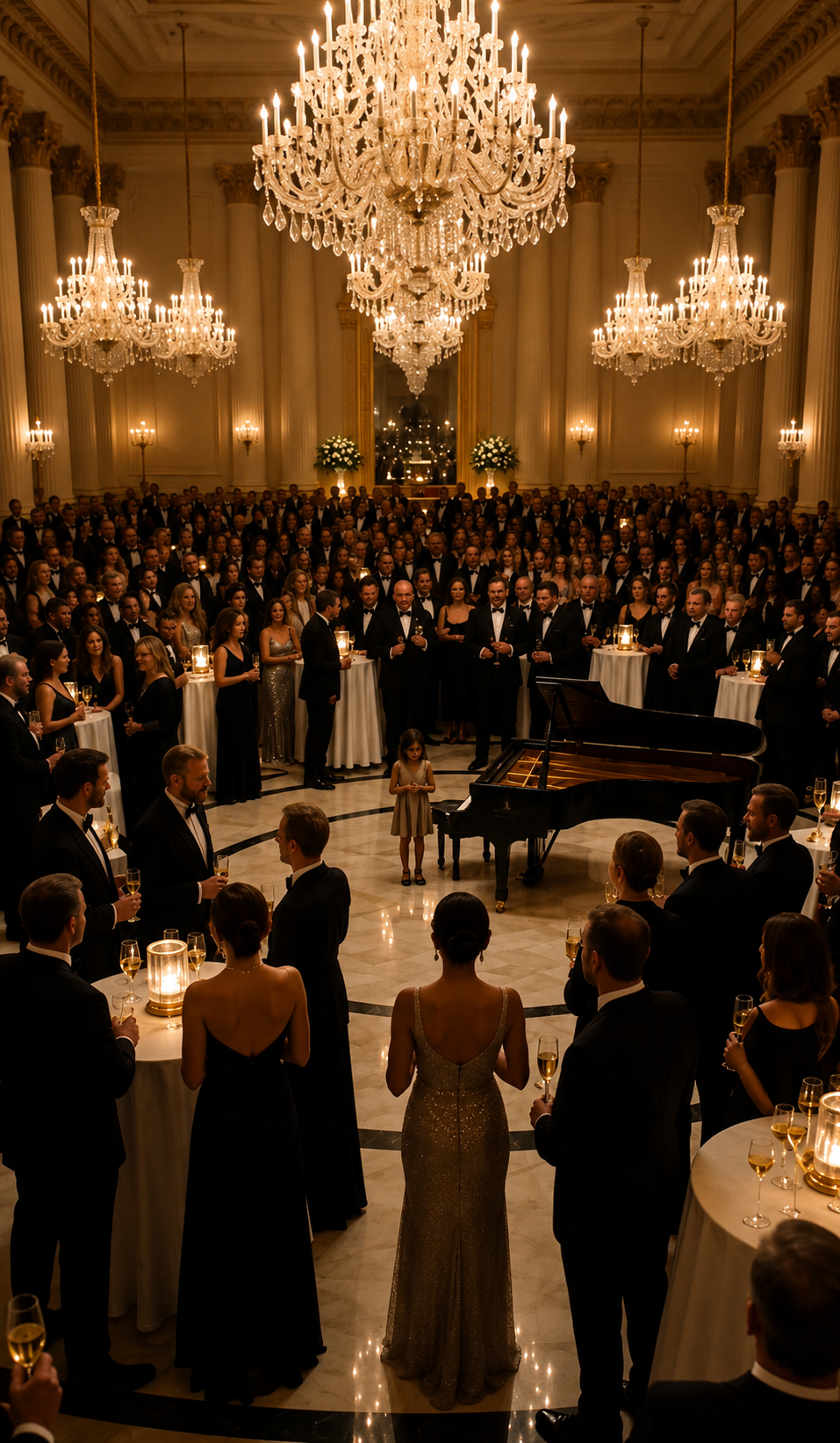 P1-The Poor Girl Touched The Grand Piano… But The Song She Played Made The Millionaire Drop His Glass