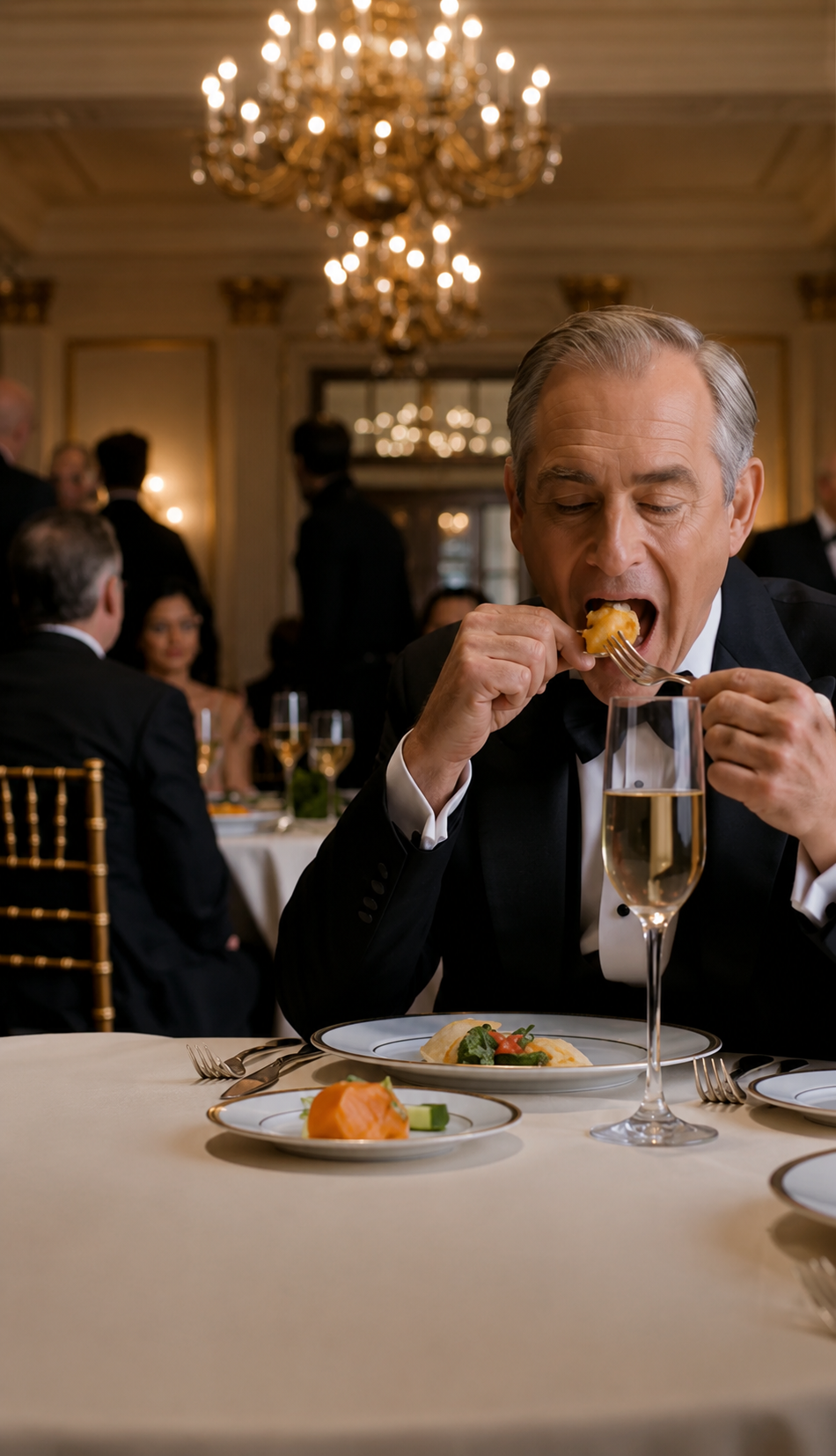 P1-The Poor Girl Sat Beside The Rich Man’s Table… But One Photo Made Him Drop His Fork