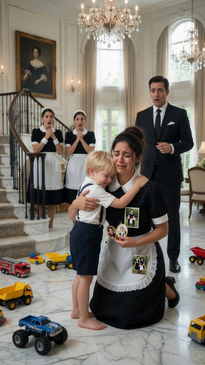 P1-The Boy Who Broke Every Nanny In The Mansion… But When The Poor Girl Knelt Down, He Whispered, “You Smell Like Mommy”