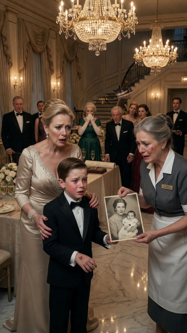 The Maid Called The Boy By A Name He Had Never Heard… And The Rich Woman’s Lie Collapsed In Front Of Everyone