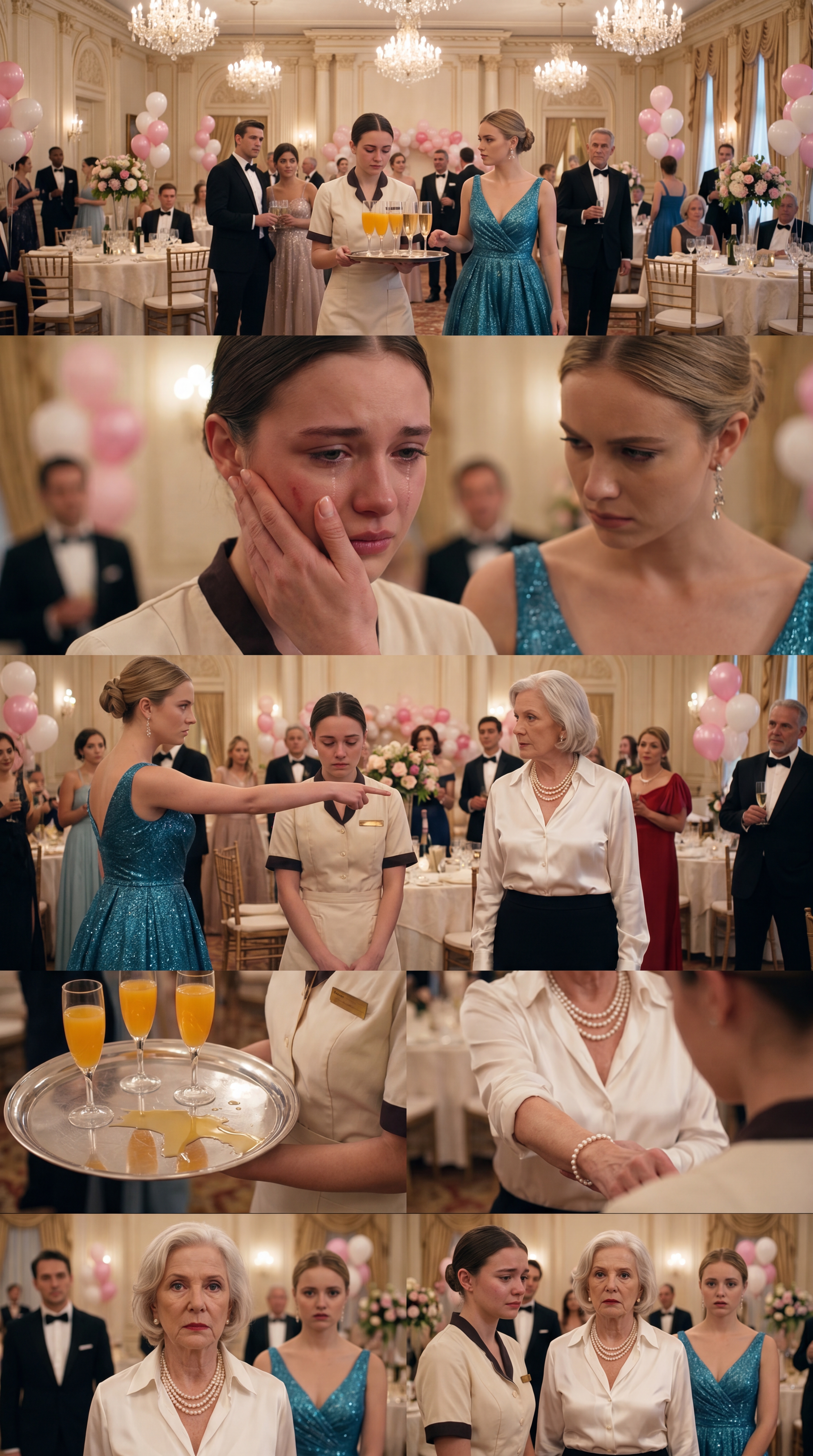 P1-The Spoiled Heiress Humiliated A Waitress At The Gala… But The Pearl Bracelet On Her Wrist Revealed She Was The Lost Daughter
