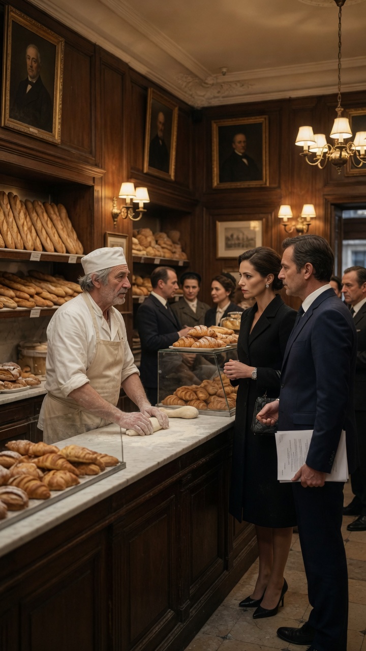 P3-Ils Voulurent Remplacer Le Vieux Boulanger Sans Savoir Qu’il Possédait Toute L’Entreprise… Mais Le Document Caché Sous Le Comptoir Révéla Une Trahison Vieille De Trente Ans