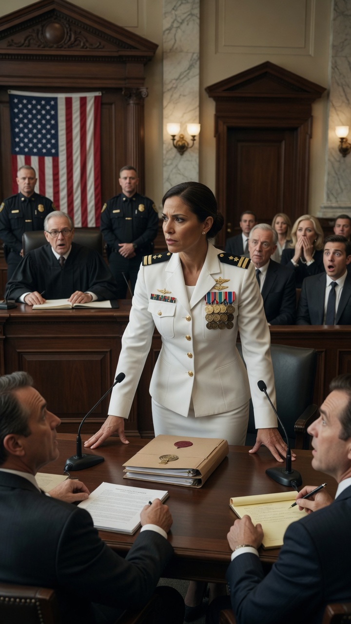 Part2-The Female Officer Stood Up In Court… But The Evidence File Made The Judge And The Entire Family Freeze