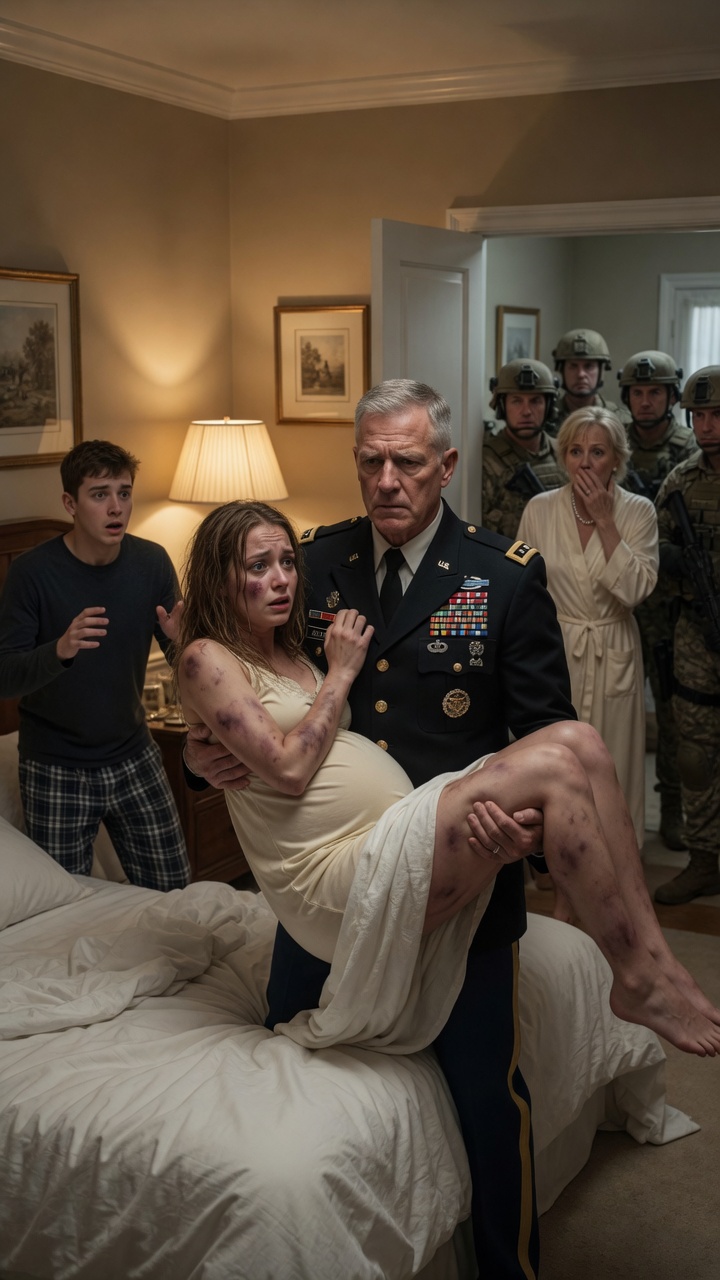 Part2-The General Carried The Pregnant Woman Out Of The Bedroom… But Her Husband Froze When He Heard Who The Baby Belonged To