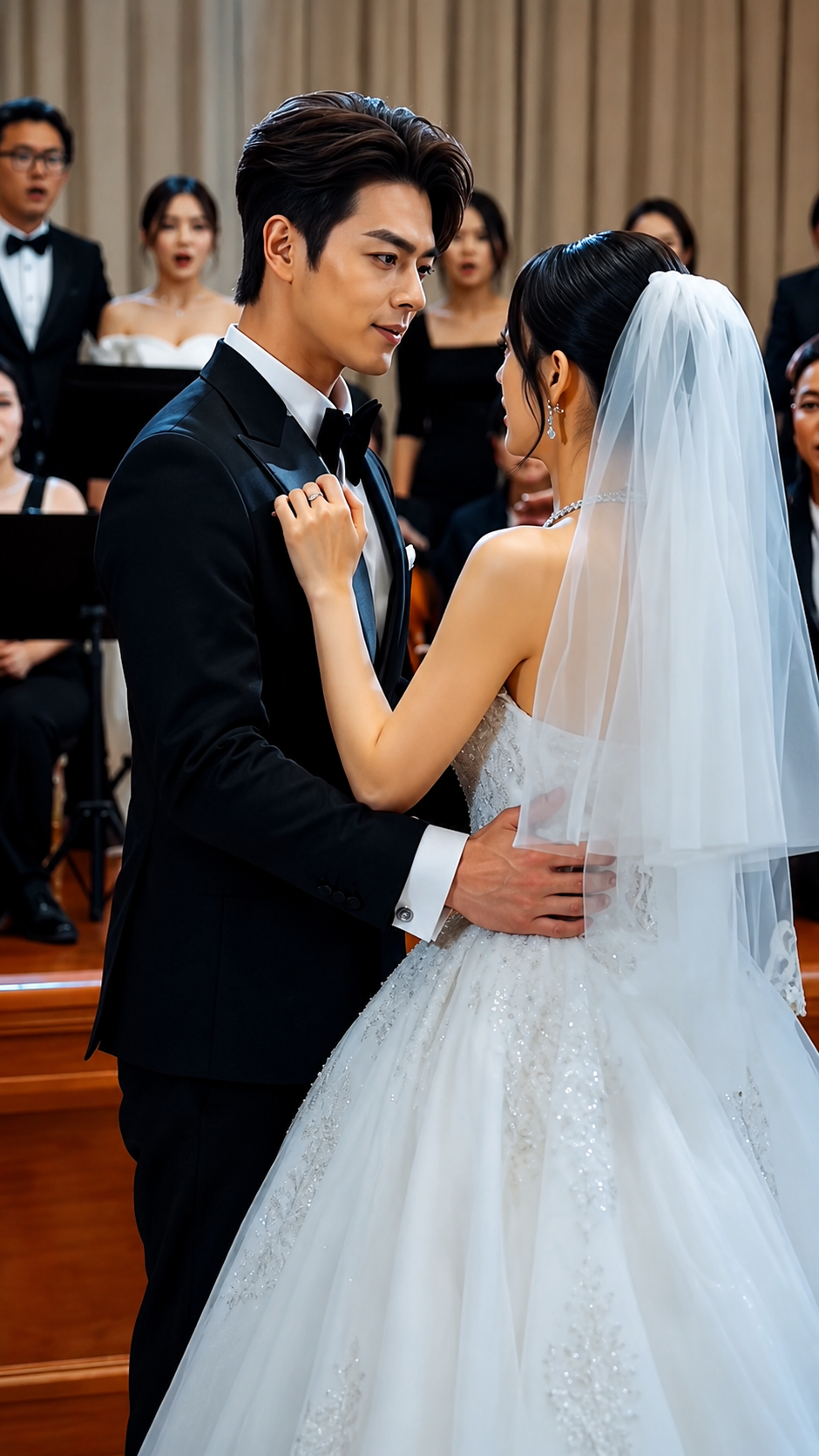 P1-Derramaron Champán Sobre El Novio En Plena Boda… Pero El Certificado En Su Traje Reveló El Secreto De La Familia