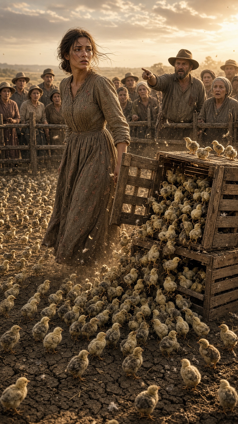 Full Story-SHE SPENT THE TOWN’S LAST $18 ON 342 BABY CHICKS—EVERYONE LAUGHED UNTIL THE SKY TURNED BLACK