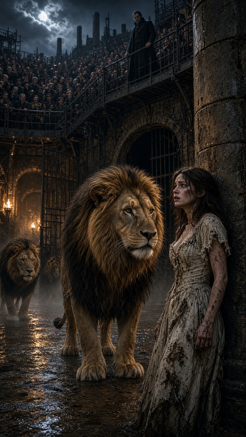 Full Story-THEY OPENED THE IRON GATE SO THREE LIONS WOULD KILL ELARA—BUT THE ALPHA MALE LOWERED HIS HEAD, AND SHE SAID, “I’M THE DAUGHTER OF THE KEEPER YOU BURIED WITHOUT A NAME”