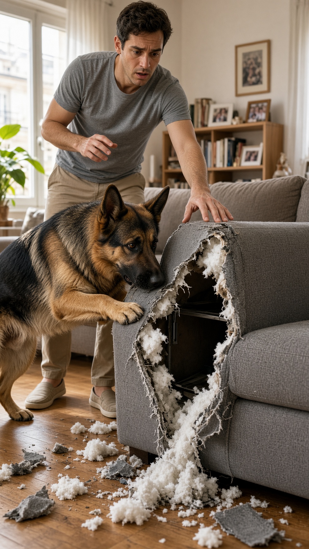 Full Story-THE DOG TORE THE COUCH APART FOR NO REASON—BUT WHEN DANIEL HEARD HIS MISSING WIFE’S VOICE, SOMEONE UNLOCKED THE FRONT DOOR