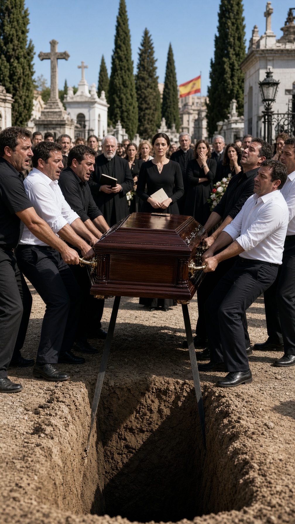Full Story-SIX MEN COULDN’T LOWER THE MILLIONAIRE’S CASKET—HIS WIDOW SCREAMED, “DON’T OPEN IT!” BUT A KNOCK FROM INSIDE FROZE THE ENTIRE CEMETERY