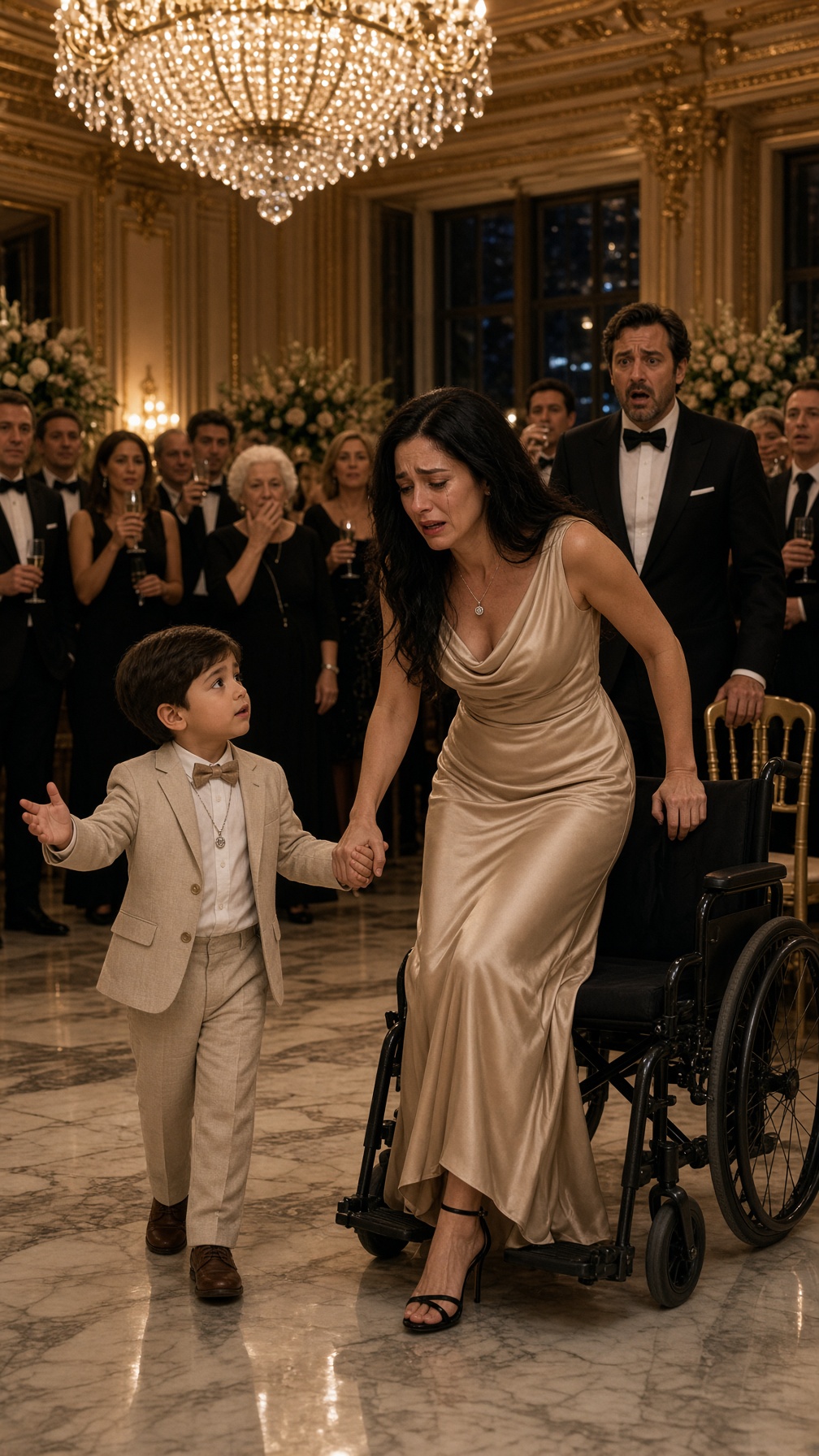 Full Story-THE BOY TOOK THE PARALYZED WOMAN’S HAND AND SAID, “MOVE YOUR FOOT”—WHEN SHE ROSE FROM THE WHEELCHAIR, HER HUSBAND SHOUTED, “DON’T LISTEN TO HIM!”