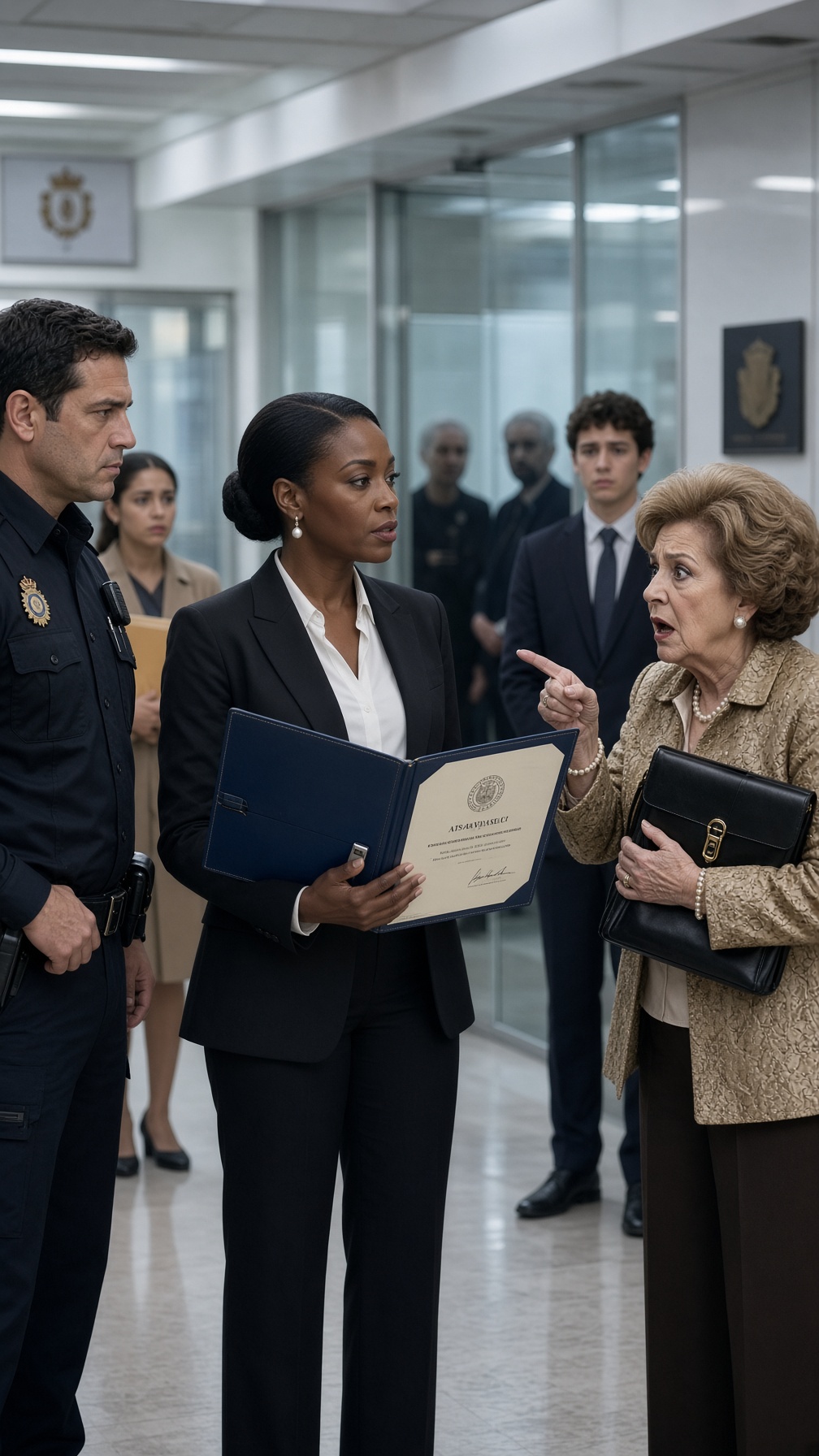 Full Story-THE MILLIONAIRE ORDERED THE AUDITOR TO GIVE HER GRANDDAUGHTER THE SCHOLARSHIP—BUT WHEN POLICE OPENED HER BAG, THEY FOUND THE REAL WINNER’S MISSING FILE