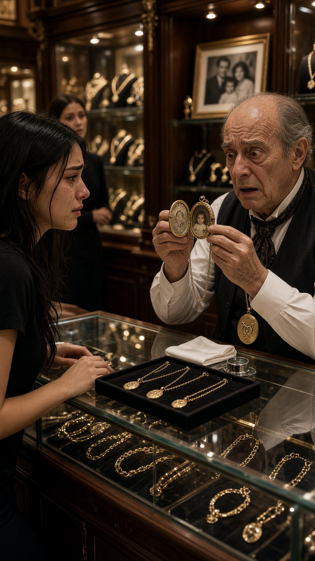 Full Story-AN OLD MAN TRIED TO SELL HIS LAST LOCKET FOR FOOD—BUT THE JEWELER PULLED OUT AN IDENTICAL ONE, AND HE SHOUTED, “THE MAN WHO STOLE YOU JUST WALKED PAST THE WINDOW!”