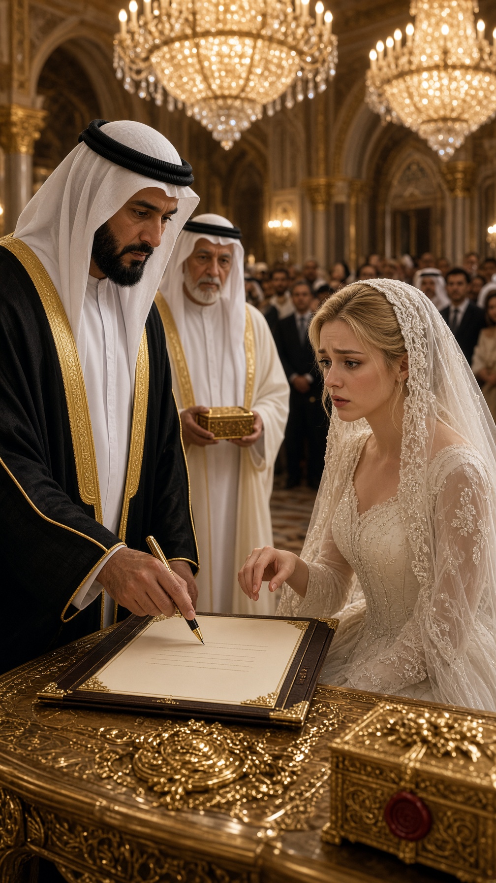 Full Story-THE SHEIKH DEMANDED ONE CHILD EVERY YEAR UNTIL THE OLDEST TURNED SEVEN—BUT HIS BRIDE POINTED TO A SEAL AND ASKED, “WHO GAVE ME THIS CONTRACT LAST NIGHT?”