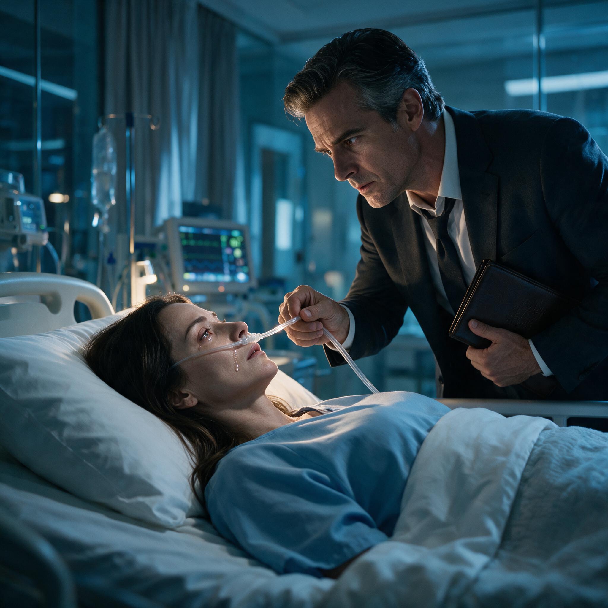 MY HUSBAND THOUGHT I WAS UNCONSCIOUS AND CONFESSED HE WANTED EVERYTHING… BUT WHEN I OPENED MY EYES, I TOLD HIM, “YOU’RE NOT THE ONLY ONE WHO HEARD YOU.”