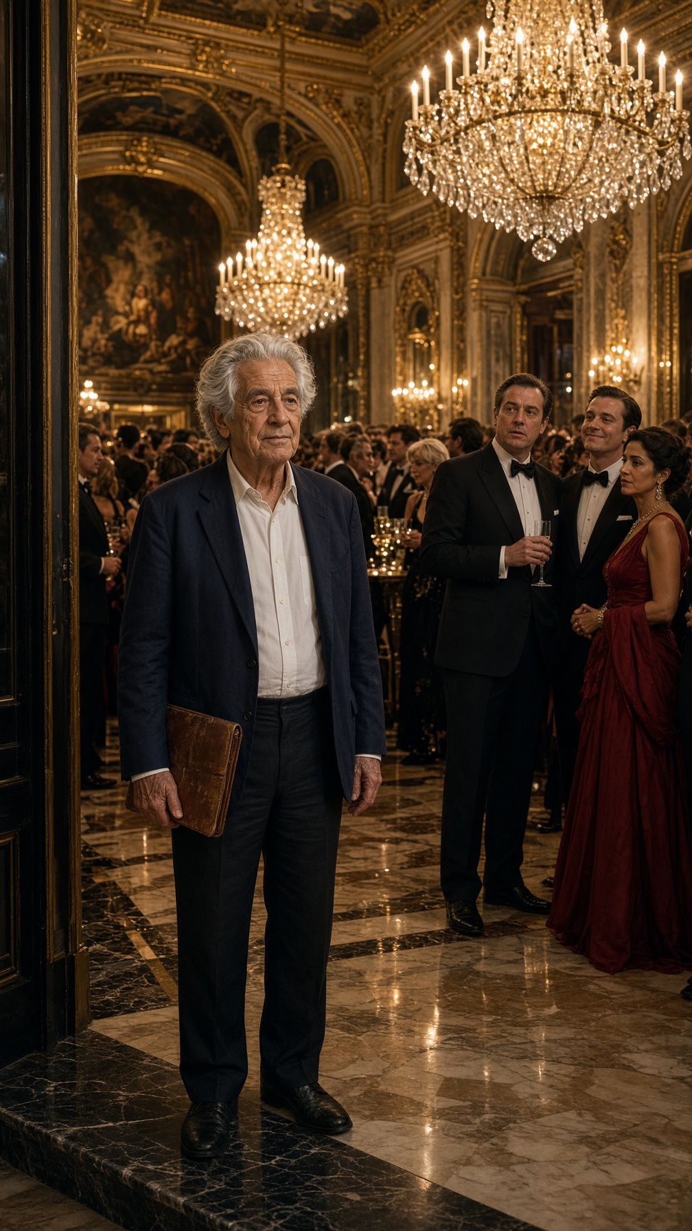 Full Story-THE POOR OLD MAN ENTERED THE PARTY AND EVERYONE TRIED TO THROW HIM OUT… BUT HE WAS THE TRUE OWNER OF THE MANSION