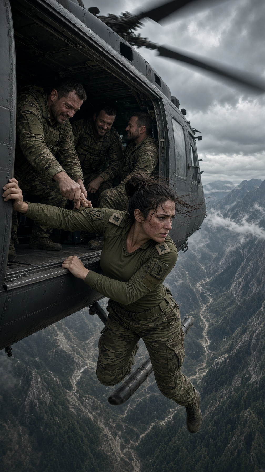 Full Story-THE SOLDIERS THREW THEIR YOUNG CAPTAIN OUT OF A HELICOPTER BECAUSE THEY REFUSED TO OBEY HER—THEY CELEBRATED UNTIL A SECOND BLACK HAWK APPEARED