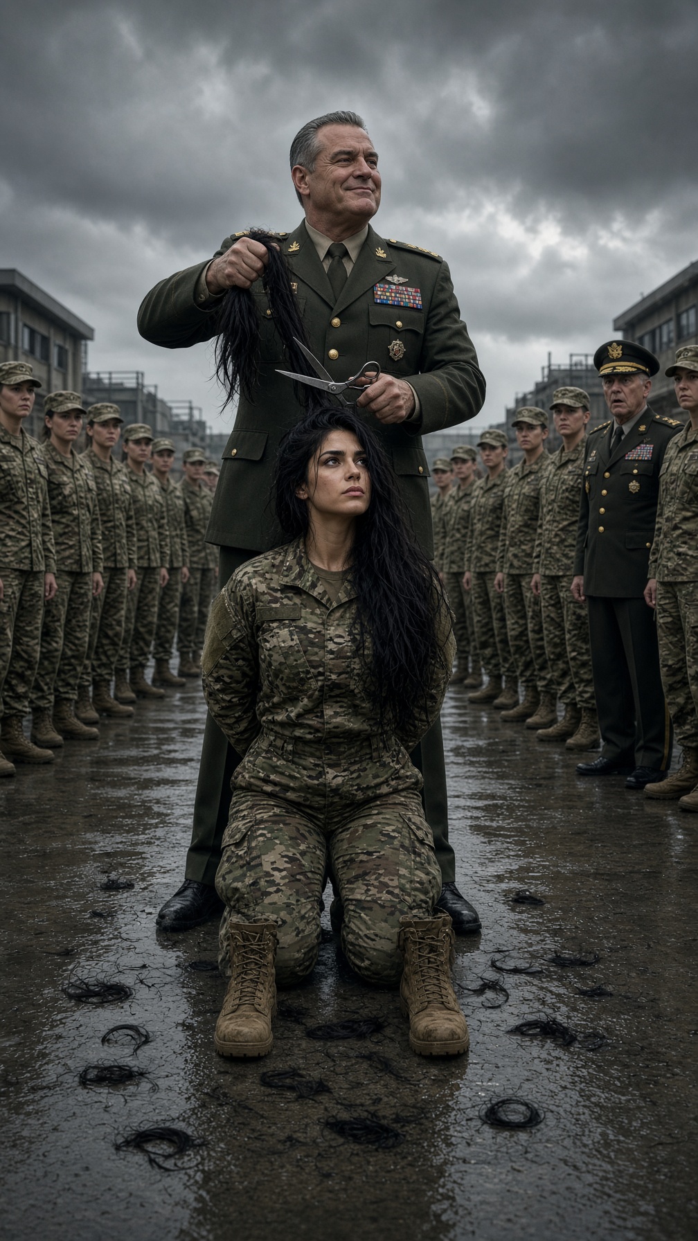 Full Story-THE COLONEL CUT OFF HER HAIR IN FRONT OF THE ENTIRE BATTALION TO HUMILIATE HER—THEN THE GENERAL ASKED, “LIEUTENANT, IS YOUR EVALUATION COMPLETE?”