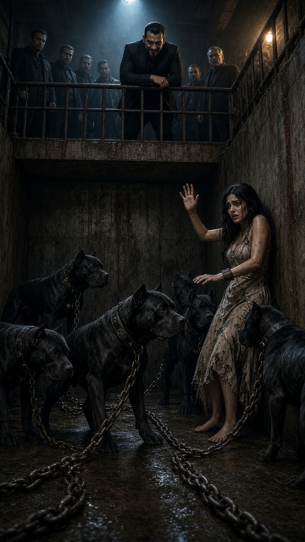 Full Story-THE MOB BOSS THREW A YOUNG WOMAN INTO A CAGE WITH THREE ATTACK DOGS—THEN THEY SAW THE BRACELET ON HER WRIST
