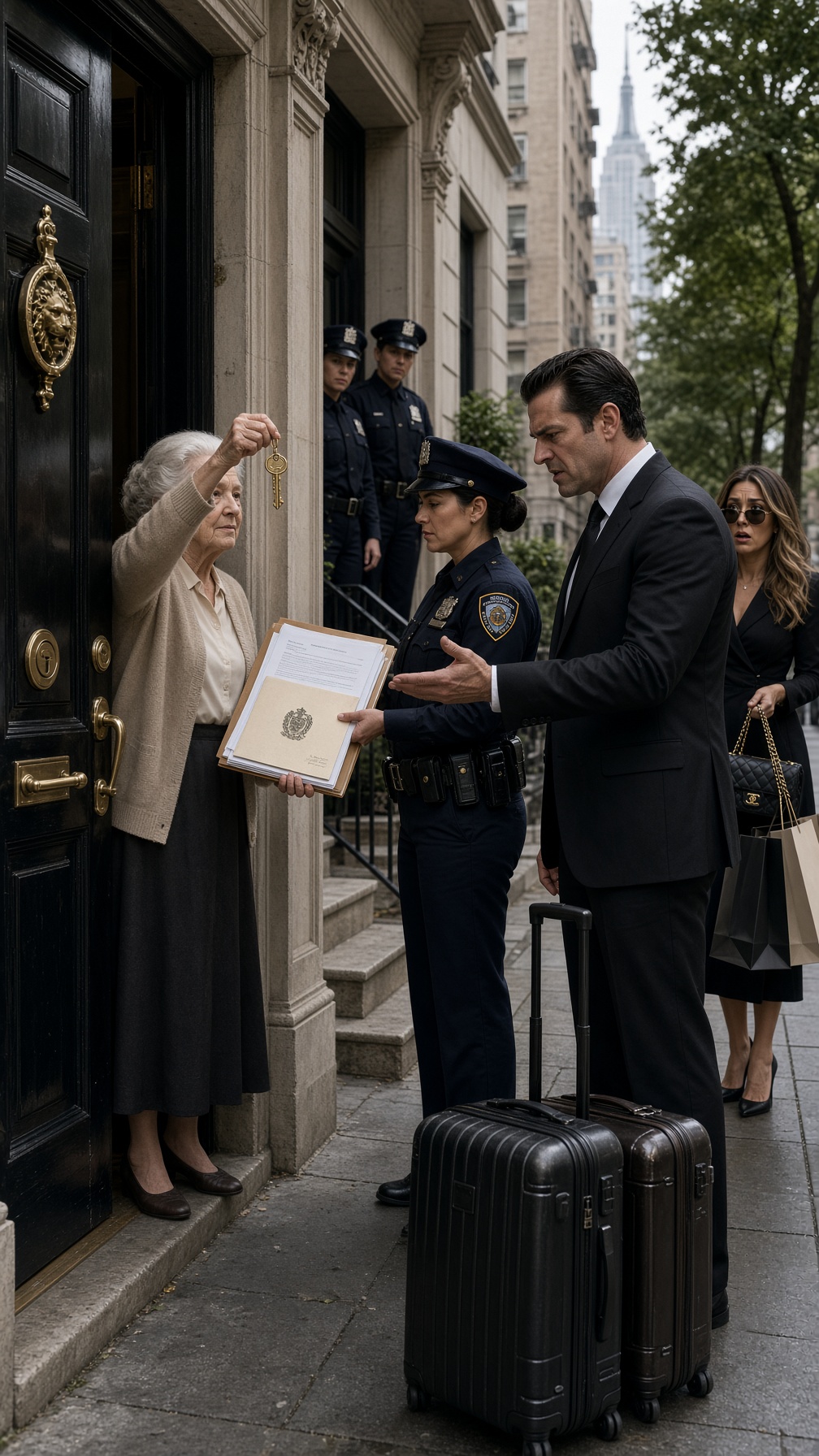 Full Story-SHE THREW HER SON AND DAUGHTER-IN-LAW OUT OF THE MANSION WITH THEIR SUITCASES ON THE CURB—HE SHOUTED, “THIS HOUSE IS MINE!” UNTIL HIS MOTHER HELD UP A SEALED WILL AND SAID, “YOUR FATHER CHANGED IT BEFORE HE DIED.”