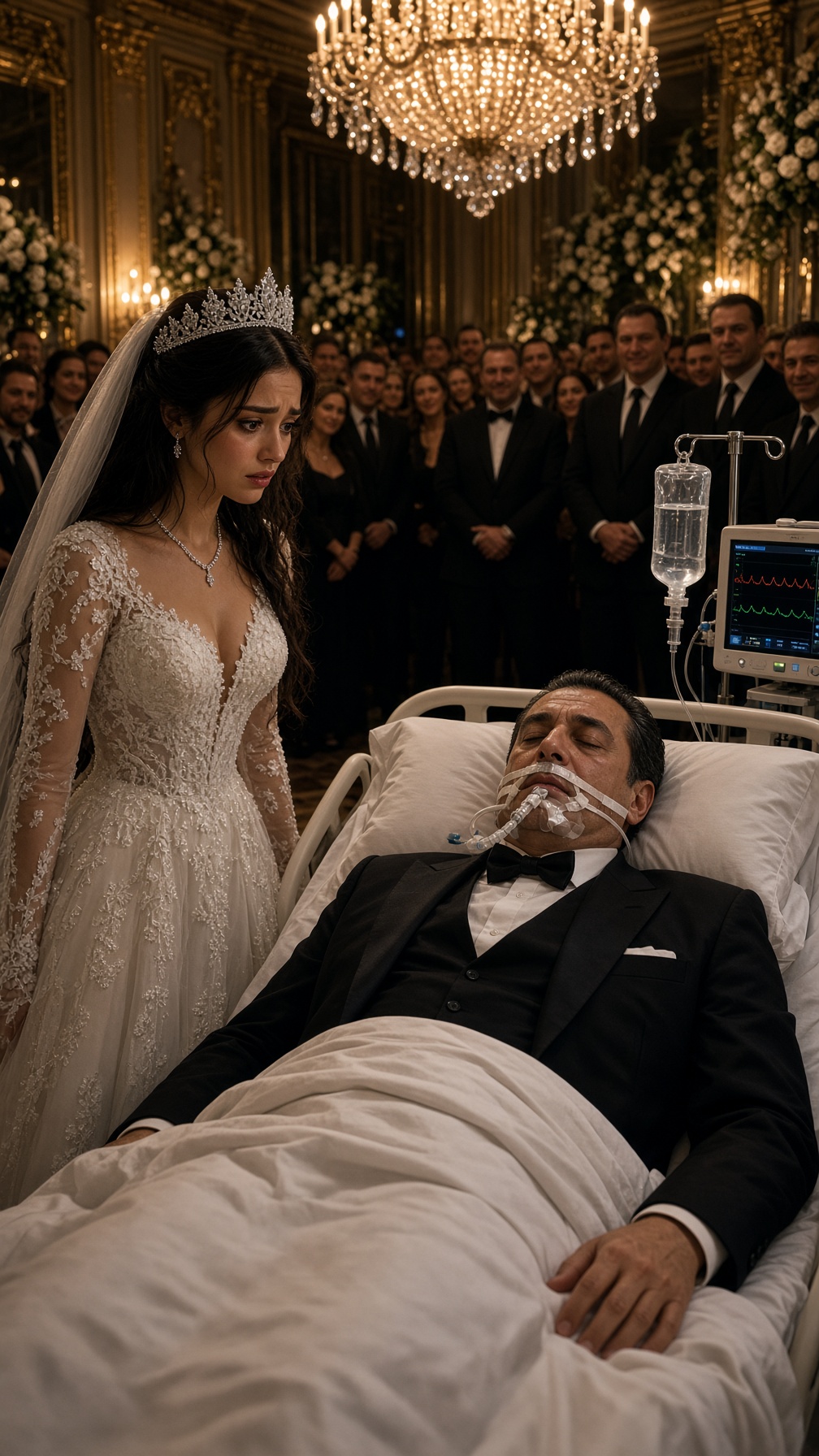 Full Story-THEY FORCED A HOMELESS WOMAN TO MARRY A MAN WHO’D BEEN UNCONSCIOUS FOR THREE MONTHS—BUT BEFORE SHE COULD SAY “I DO,” HE OPENED HIS EYES, SAW HER NECKLACE, AND WHISPERED, “I KNOW THAT SYMBOL…”