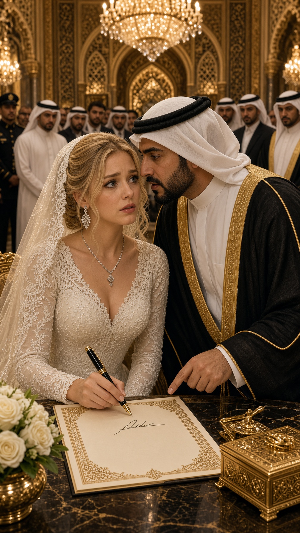 Full Story-EMMA WAS ABOUT TO SIGN THE MARRIAGE AGREEMENT WHEN OMAR SAW HER SECOND LAST NAME AND TURNED PALE… “MY FATHER WROTE ‘VALDEZ’ TWENTY YEARS AGO AND LEFT AN ORDER: IF ONE OF THEM RETURNS, DON’T SIGN ANYTHING.”