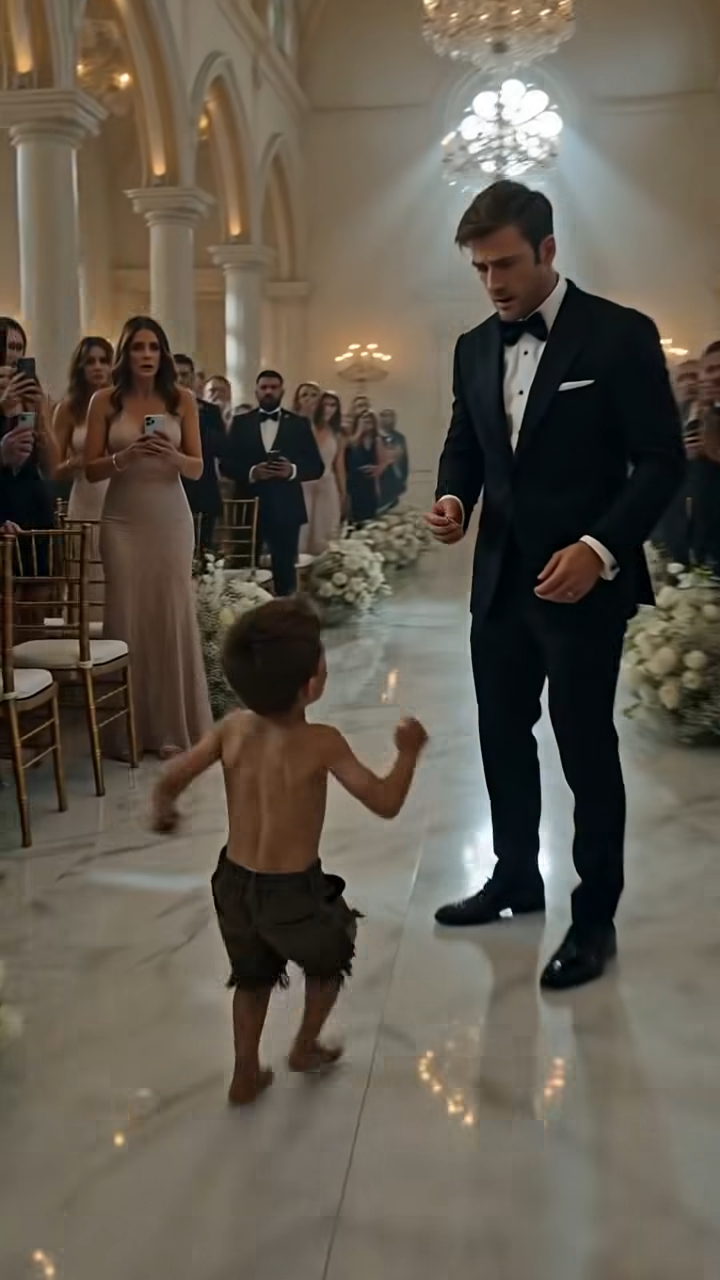 The Boy Ran Barefoot Into the Wedding…Secreat revealed