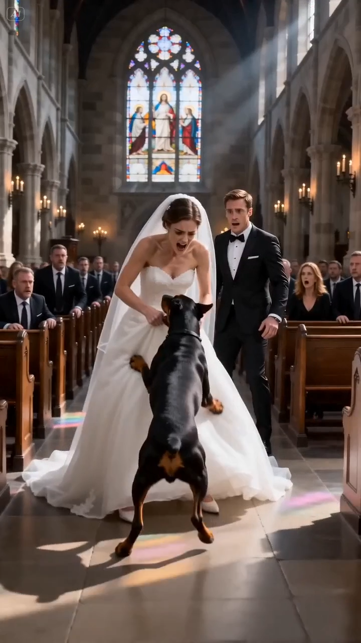 A Dog Charged the Bride at the Altar—Then a Hidden Knife Fell Out