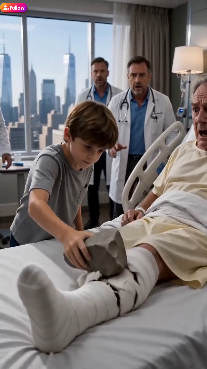 A Poor Boy Smashed a Billionaire’s Leg Cast in Front of Two Doctors… FULL STORY