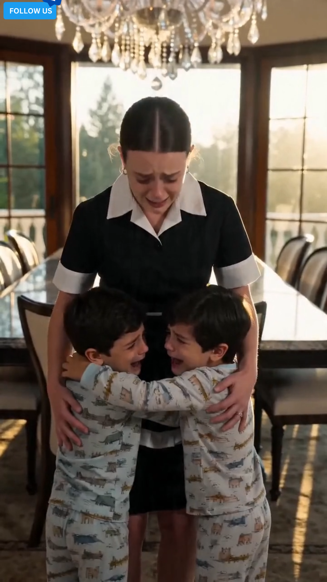 He Hired a Maid to Clean His Mansion — Then His Sons Ran to Her Screaming “Mommy!”