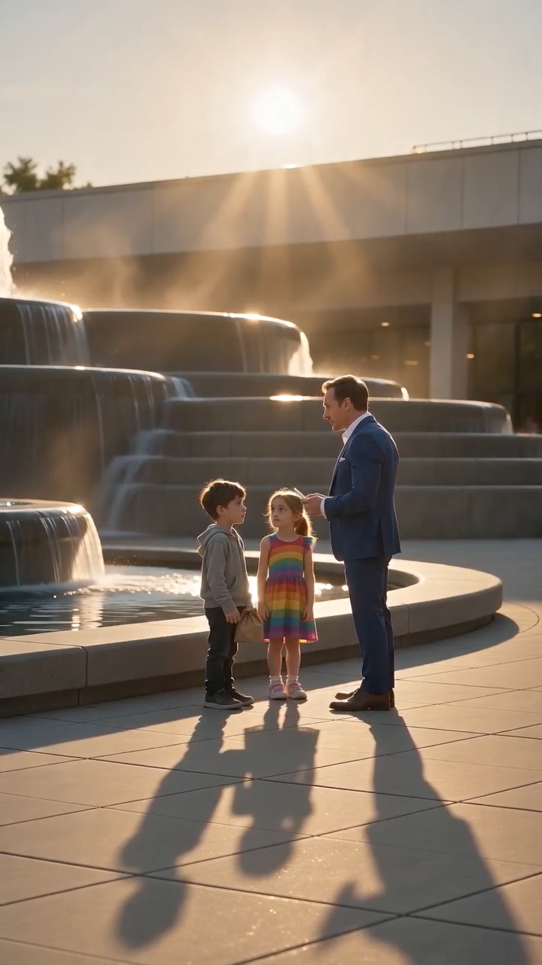 The Boy Who Found His Father at the Fountain