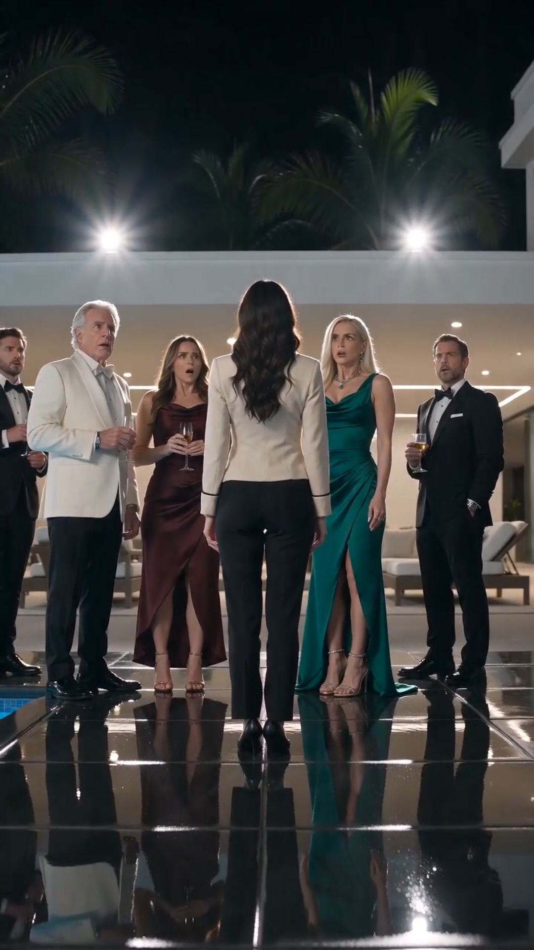 They Threw A Waitress Into A Pool At A Billionaire's Party—Then She Revealed Who Her Father Was