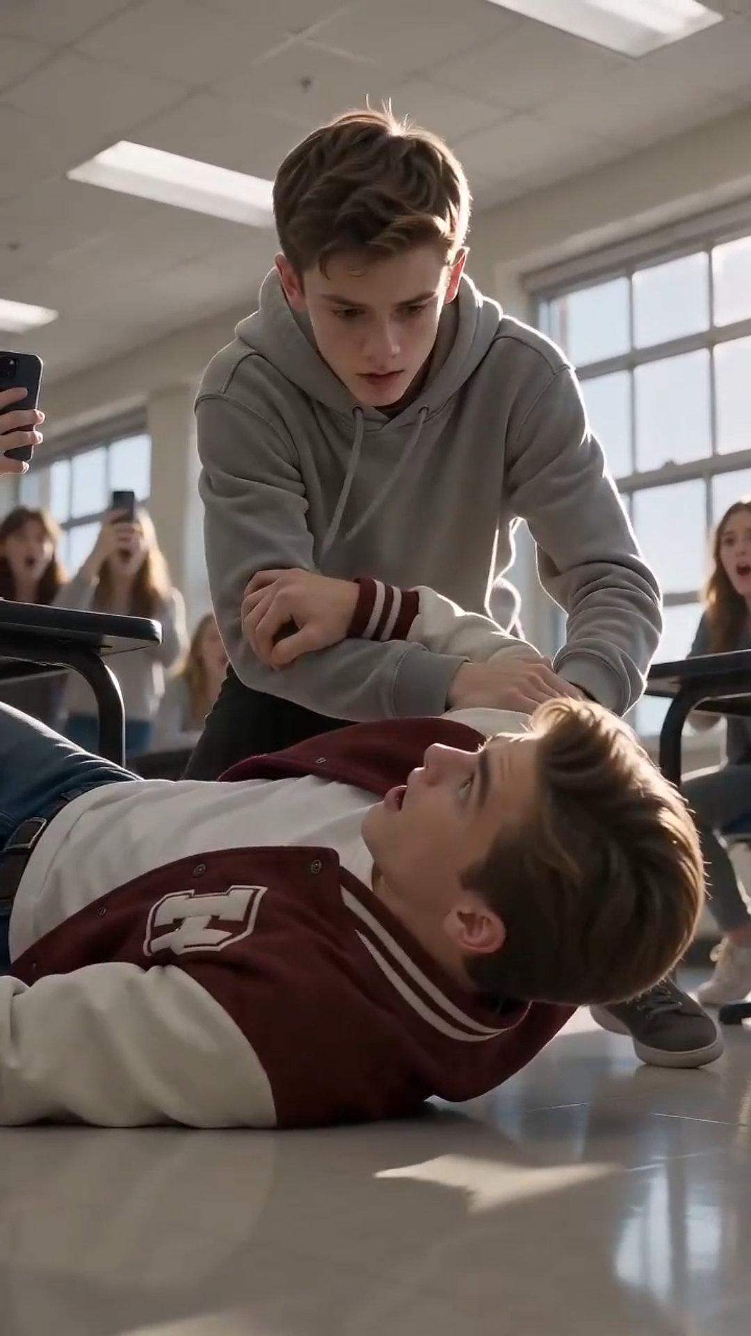 The School Bully Poured Coffee on the Quiet Kid—Seconds Later, Everyone Stopped Laughing