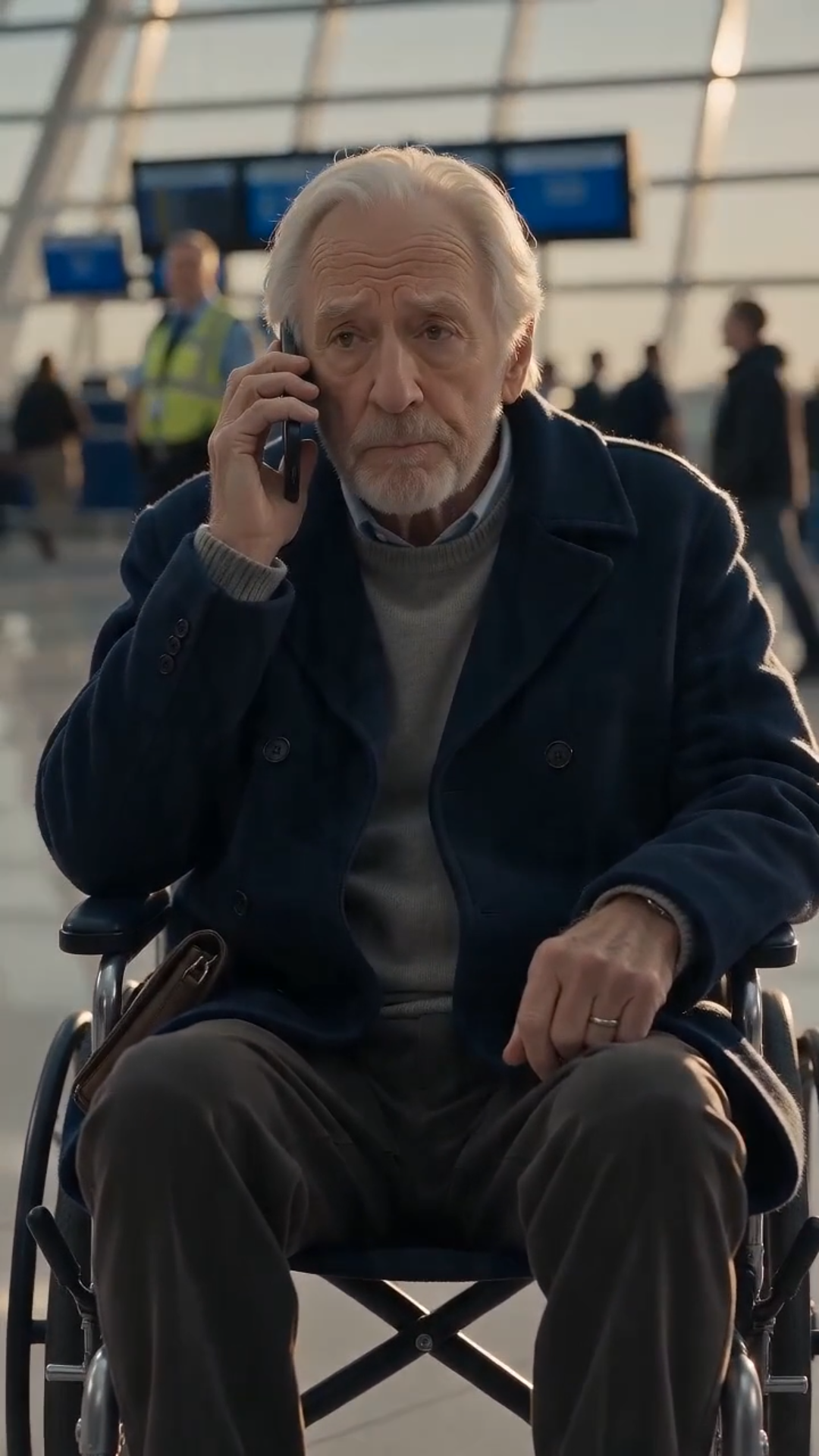 The Airport Janitor Was Fired for Helping an Old Man... Then the Entire Terminal Froze