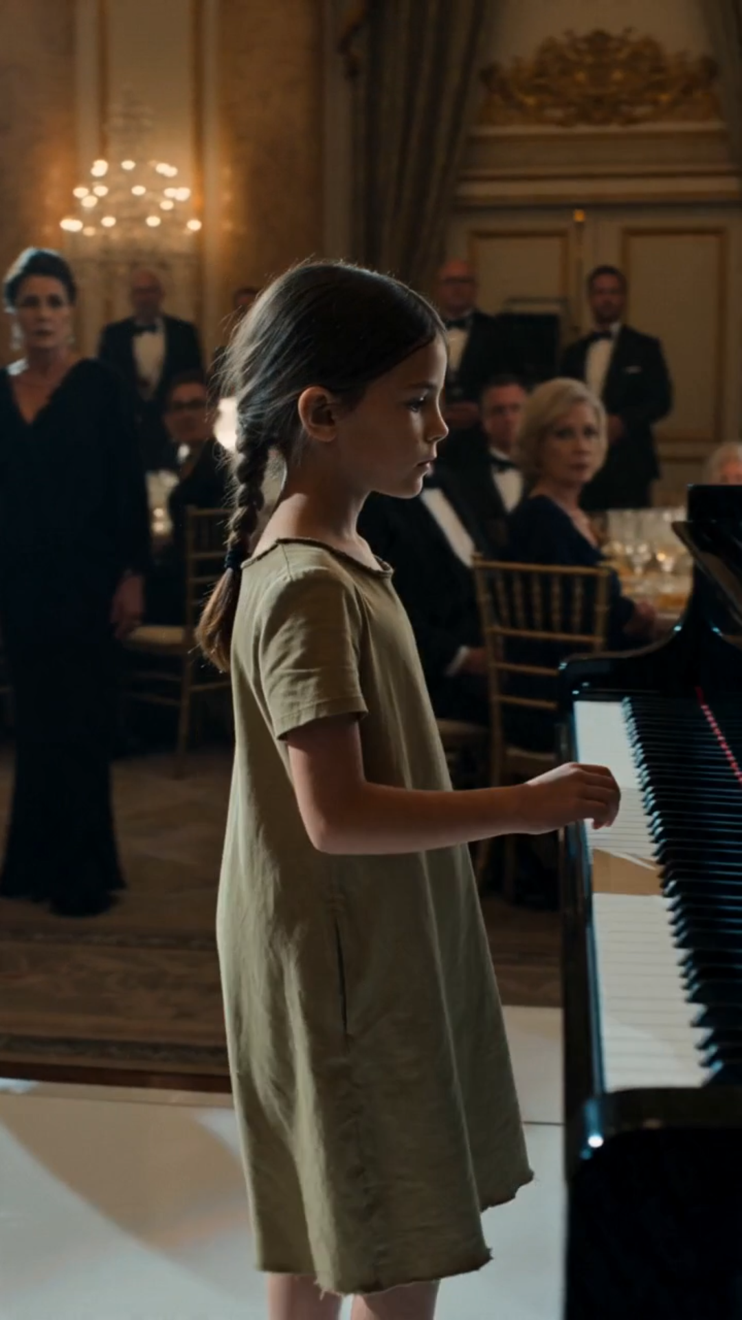 The Poor Girl Claimed She Could Play the Billionaire's Piano—Then the Ballroom Fell Silent