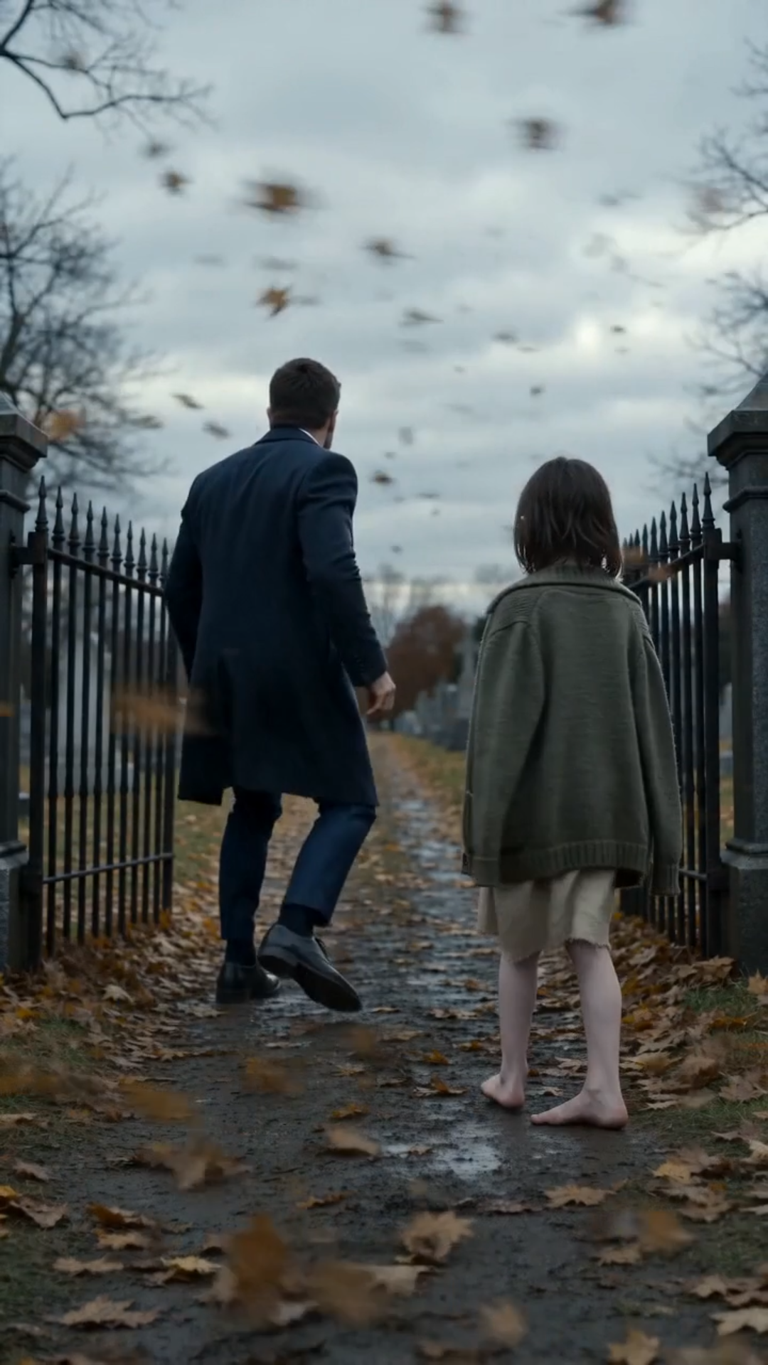 The Girl Beside the Graves