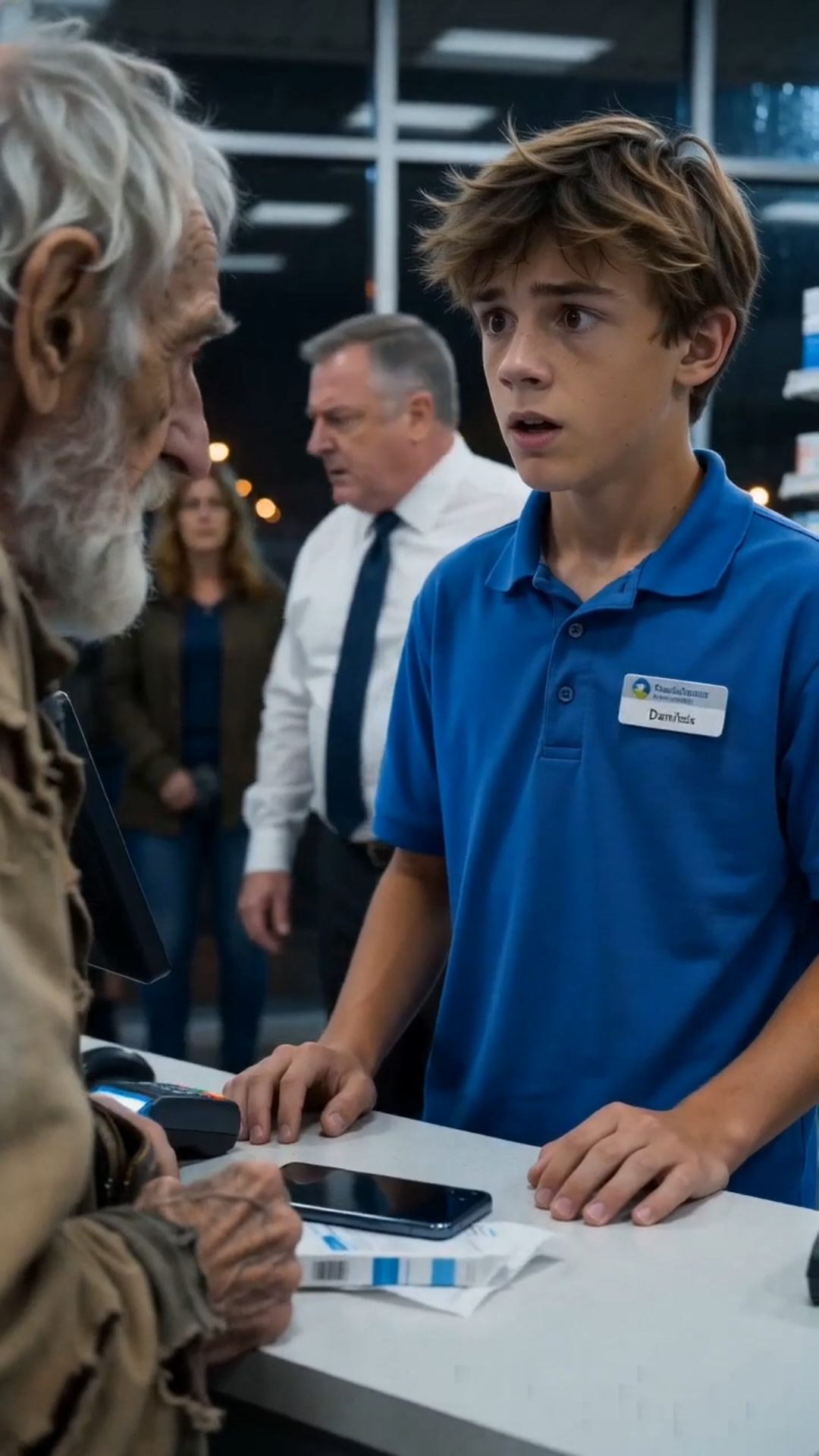 The Young Cashier and the Old Man Nobody Wanted to Help