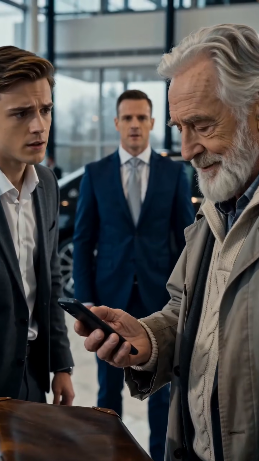 The Man in the Worn Gray Coat