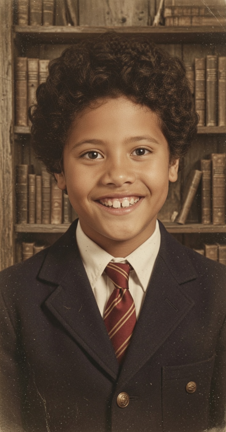 This Childhood Photo  Hides A Journey Filled With  Mistakes, Hardship, And One Of Hollywood's Greatest Comebacks.