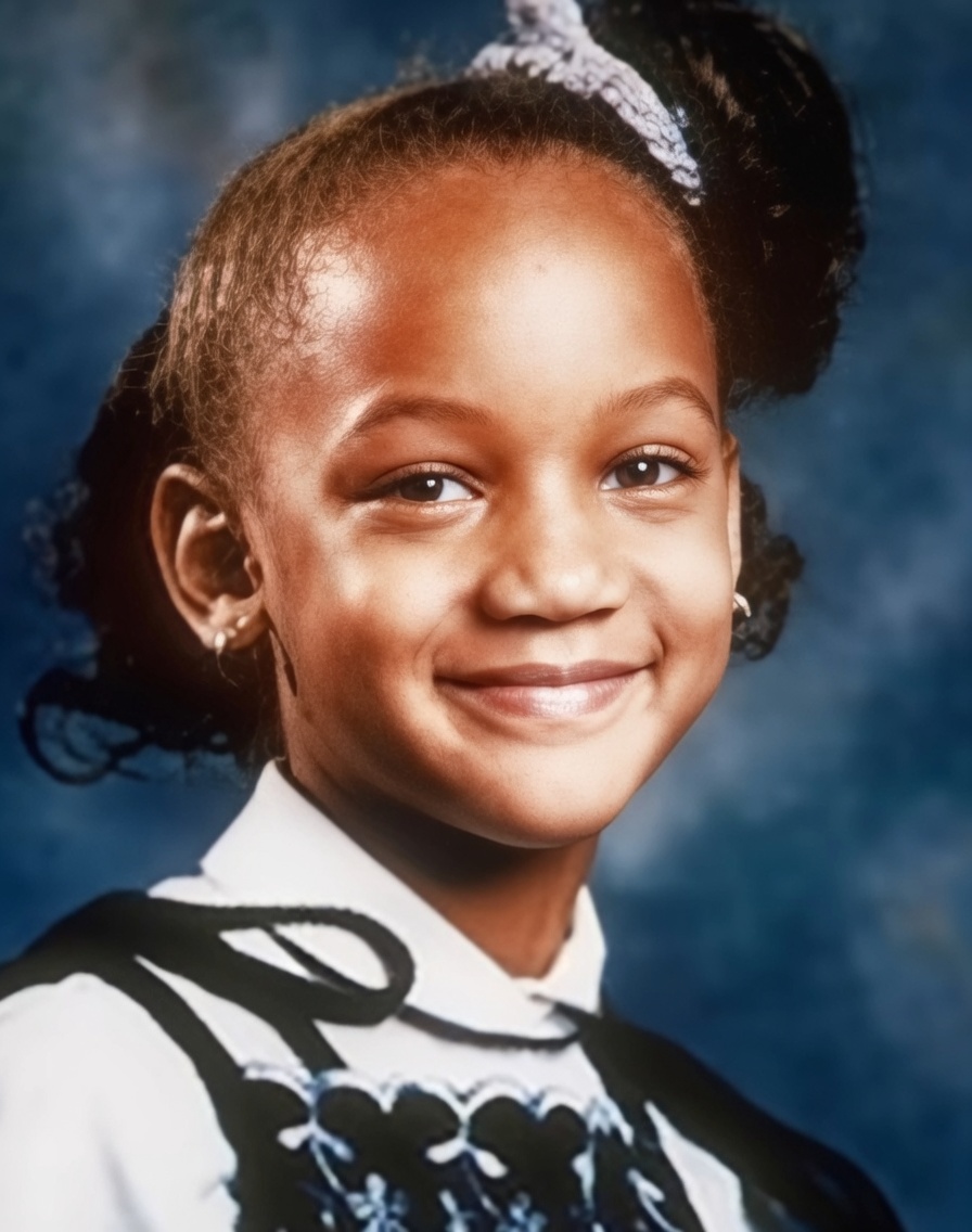 This Childhood Photo  Hides A Journey Of Self-Doubt And Rejection...  Before Becoming One Of Fashion's Biggest Icons.