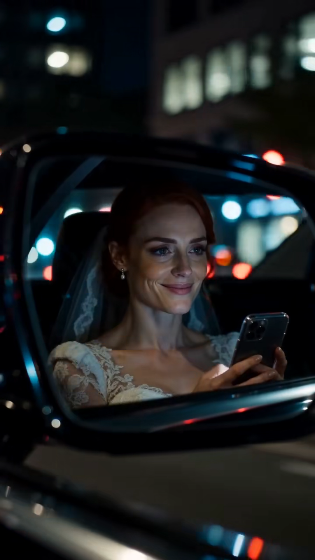 THE CALL SHE MADE IN HER WEDDING DRESS