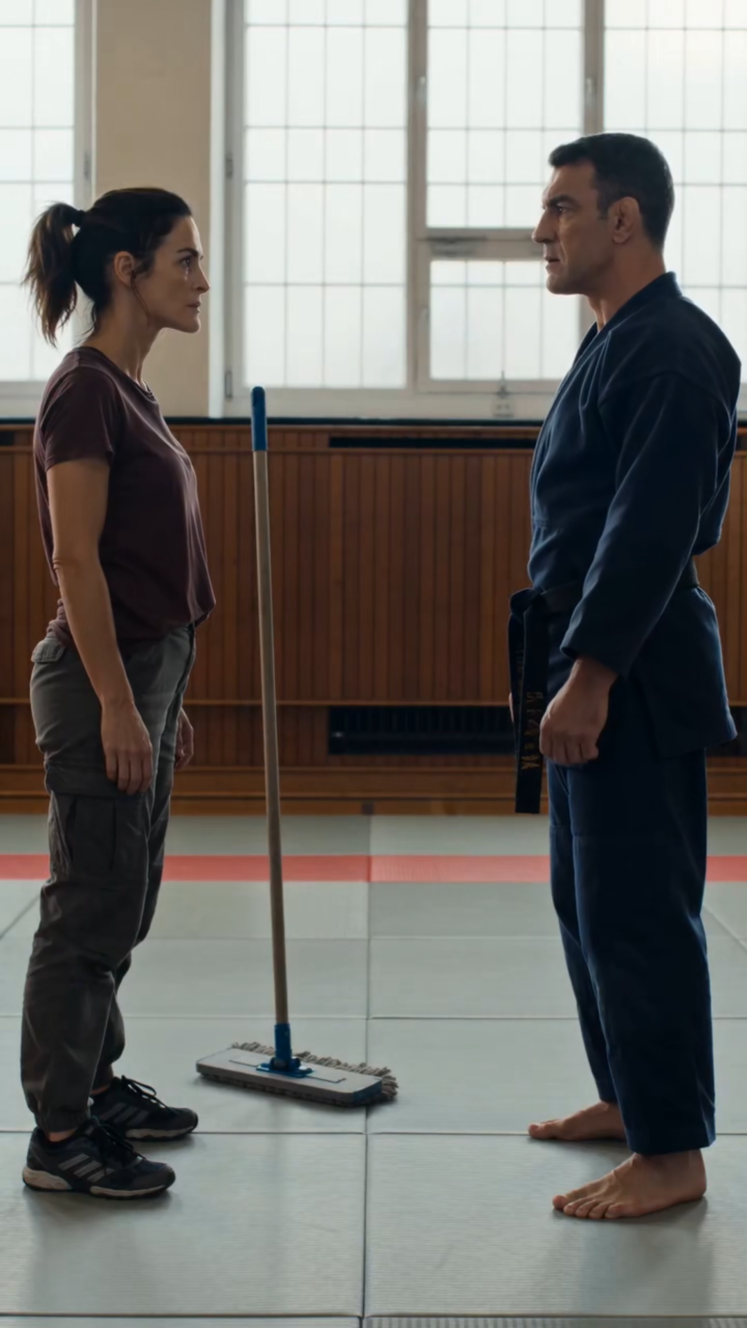 THE WOMAN WITH THE MOP