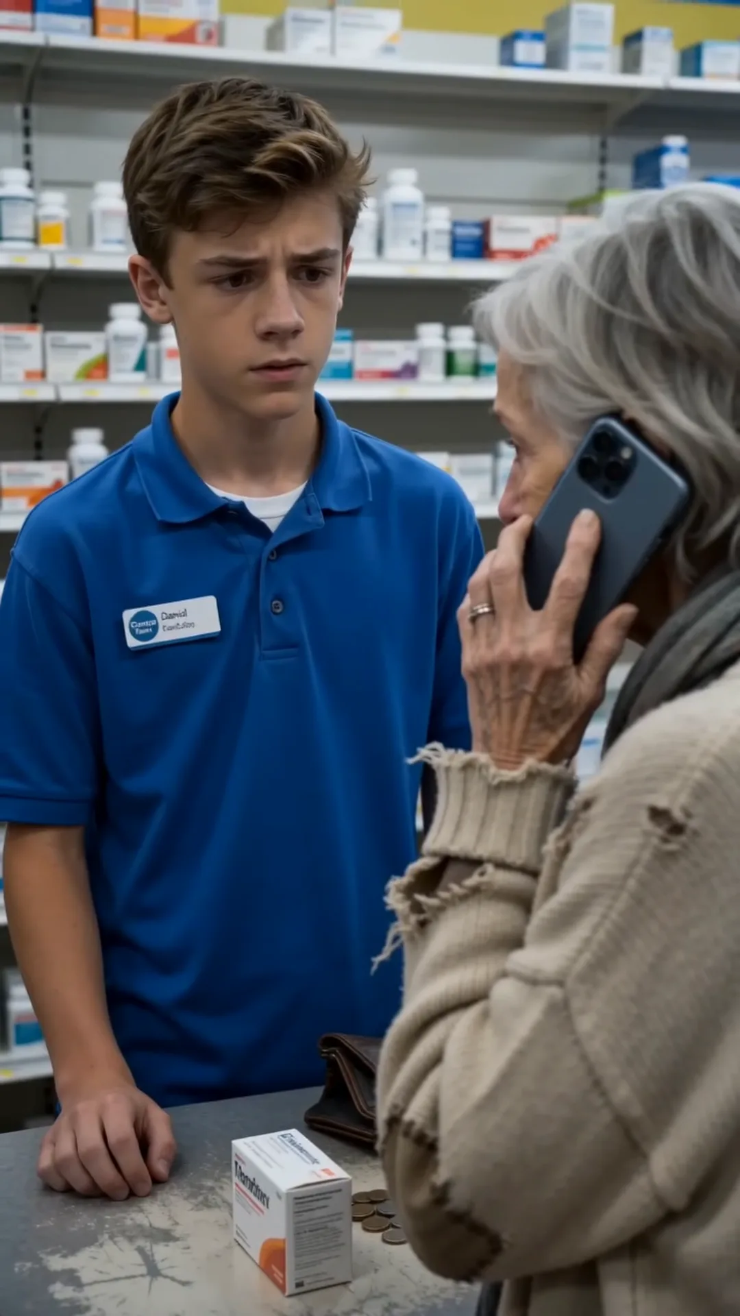 THE WOMAN AT THE COUNTER
