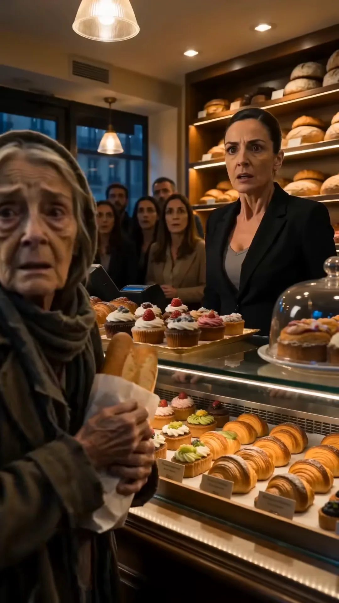 THE WOMAN IN THE WORN COAT