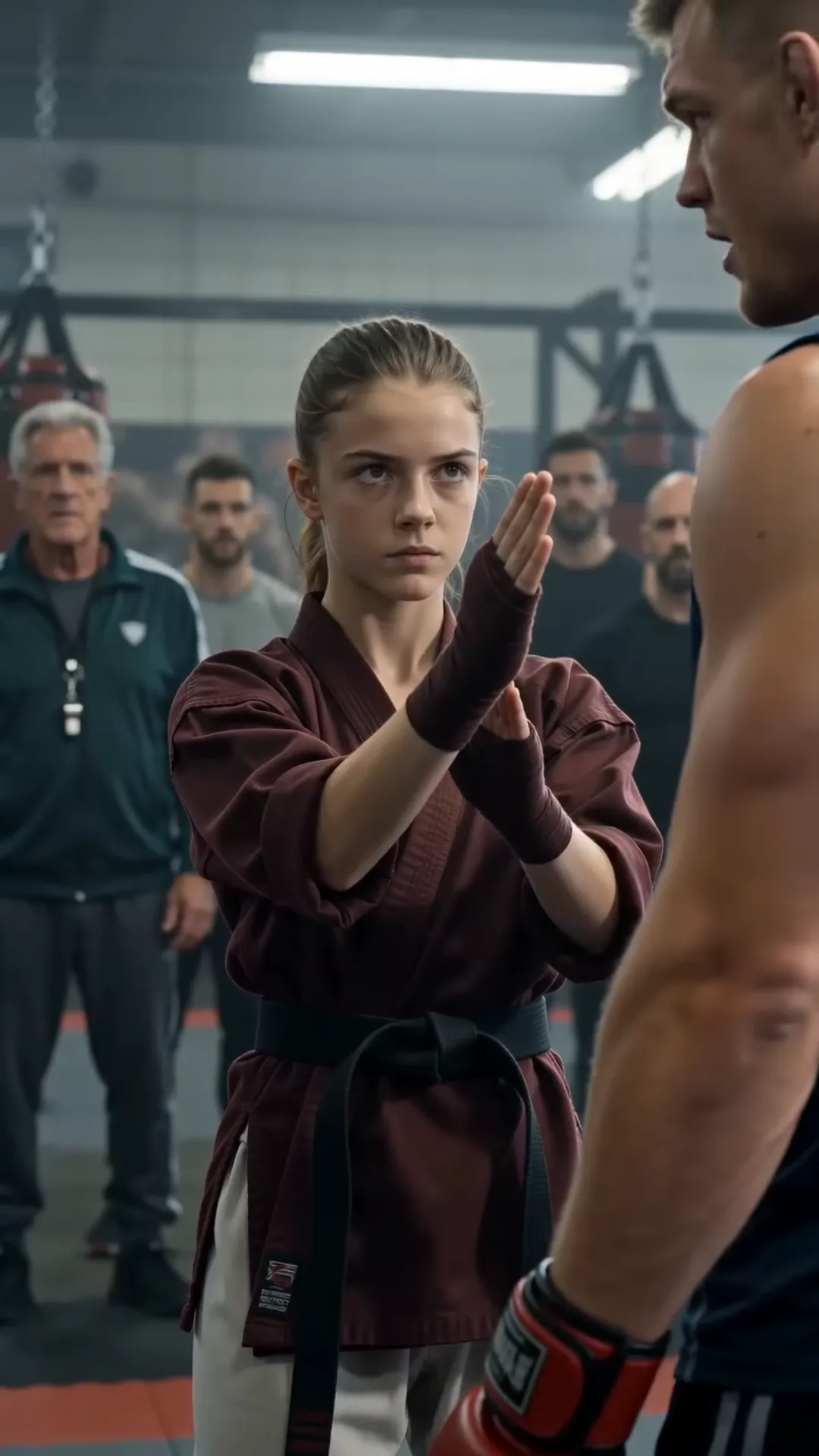 THE GIRL WHO NEVER THREW A PUNCH