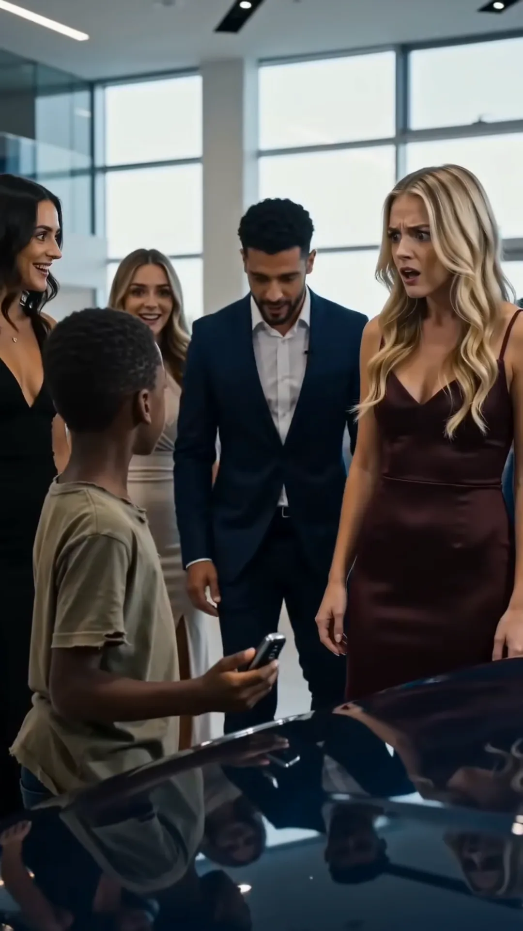 THE BOY IN THE LUXURY SHOWROOM