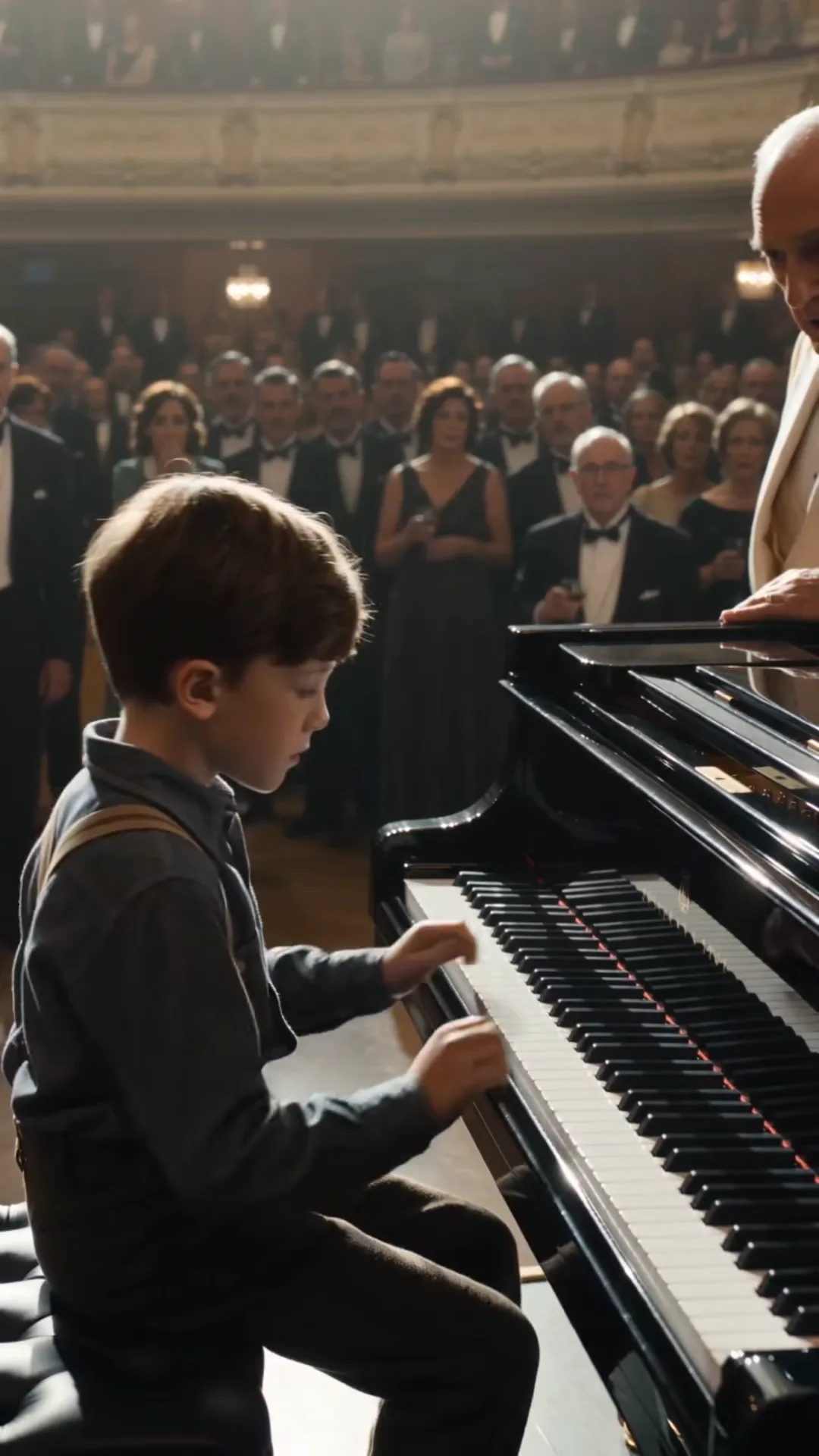 THE BOY AT THE GRAND PIANO...two