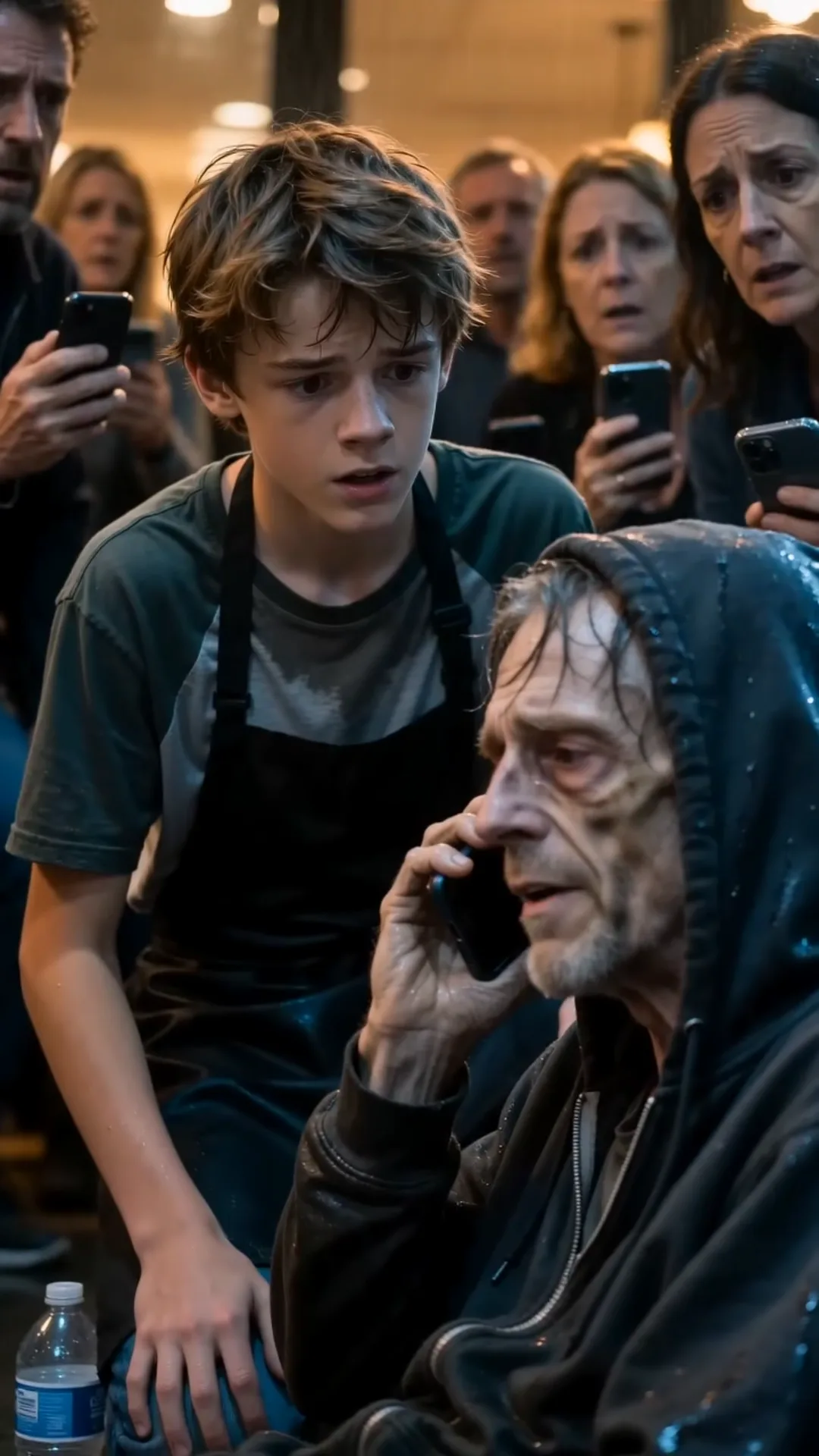 HE SPENT HIS LAST DOLLAR ON A STRANGER...TWO