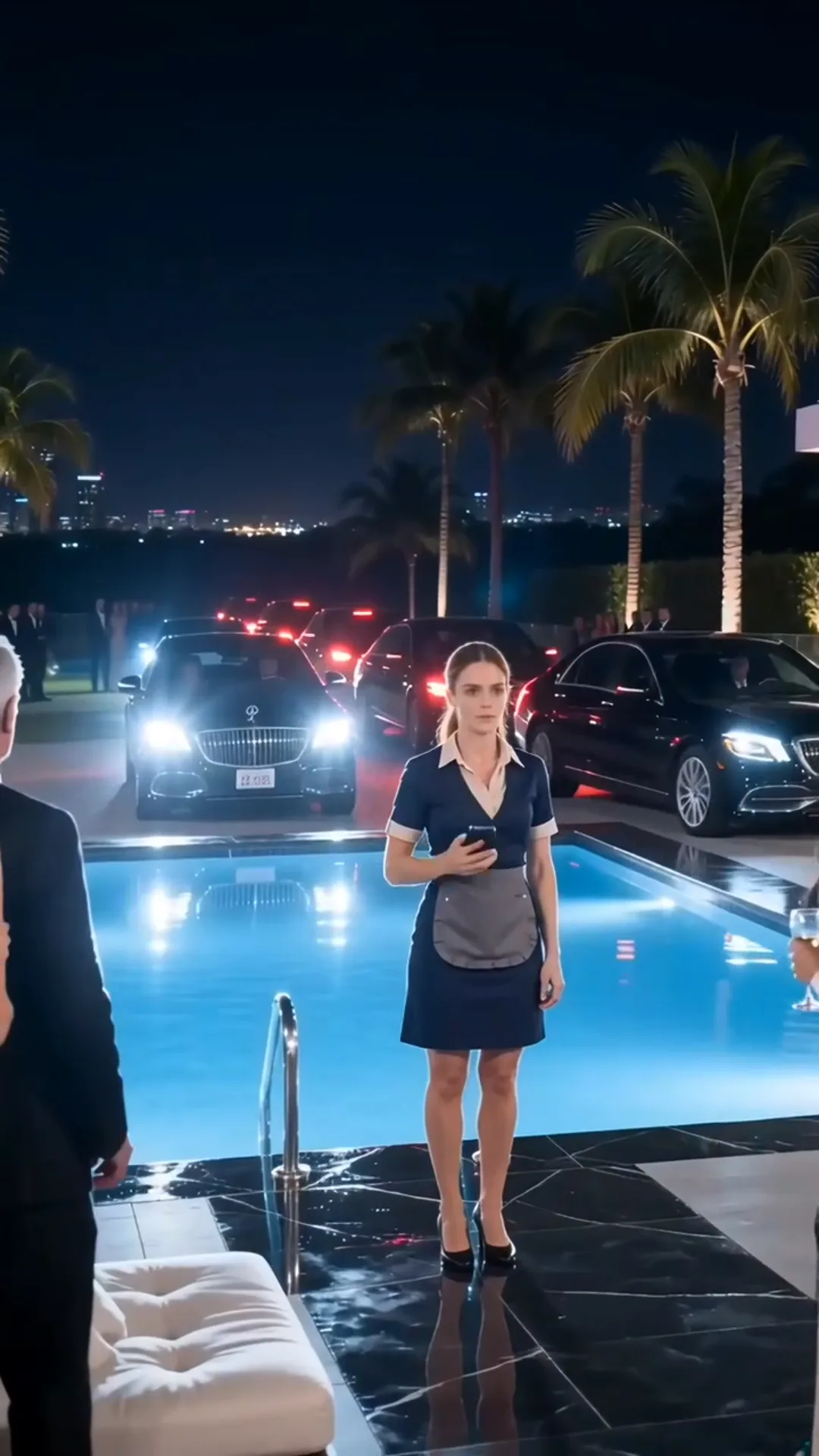 THE WAITRESS IN THE POOL