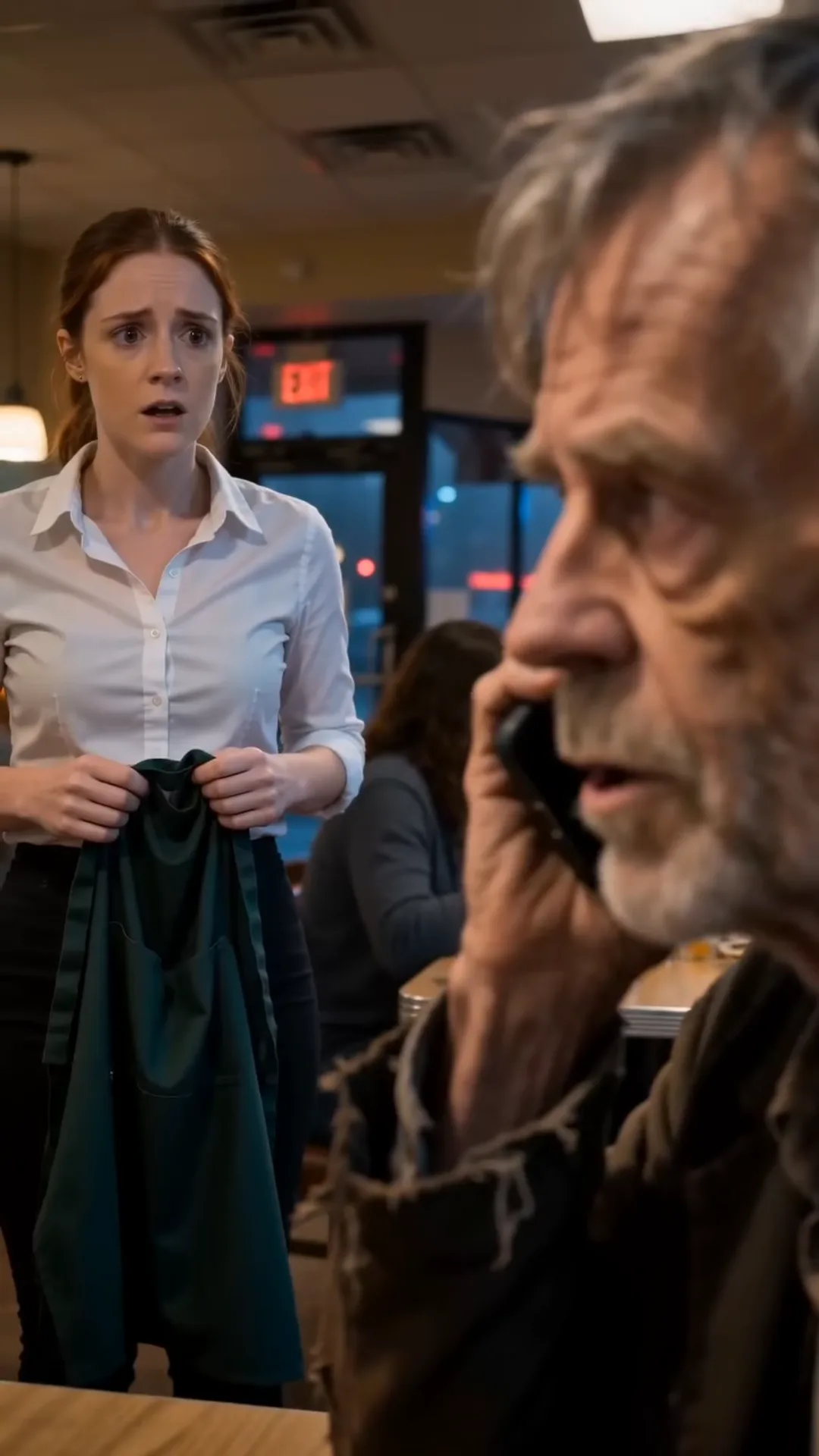 THE WAITRESS WHO PAID FOR A STRANGER